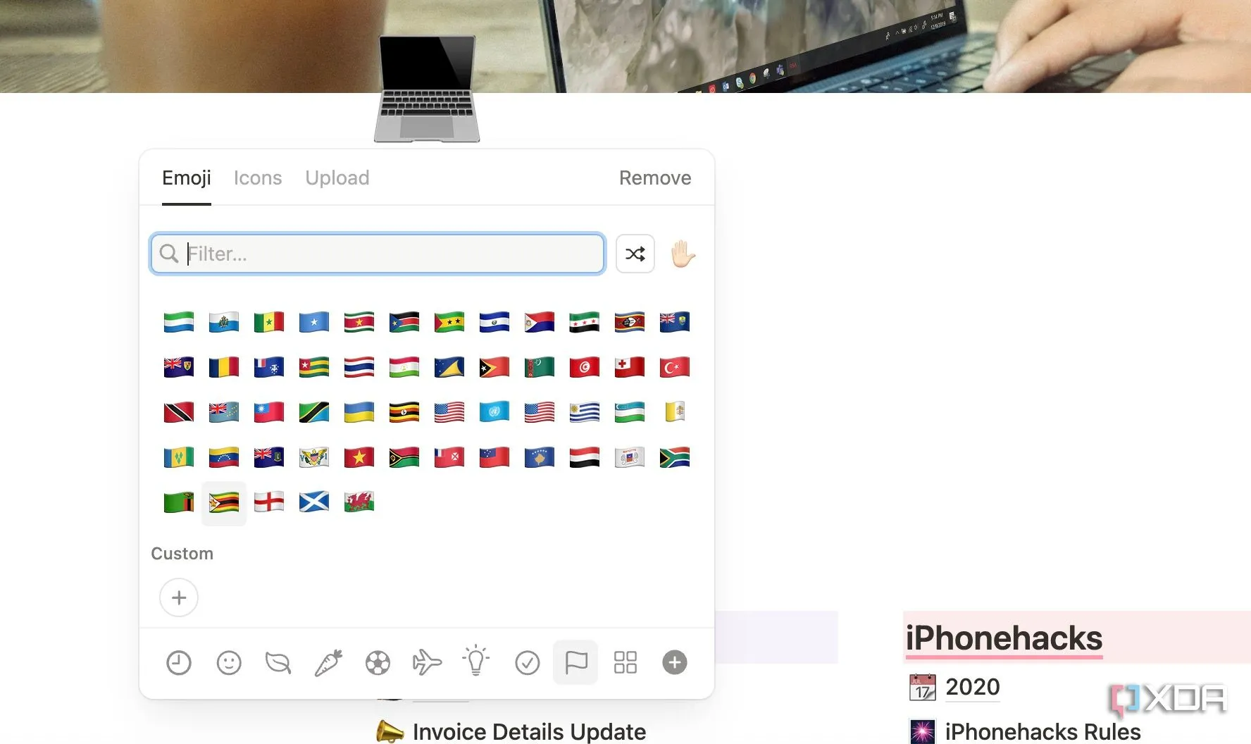 Cách tải lên biểu tượng cảm xúc (emoji) hoặc GIF tùy chỉnh cho trang Notion của bạn