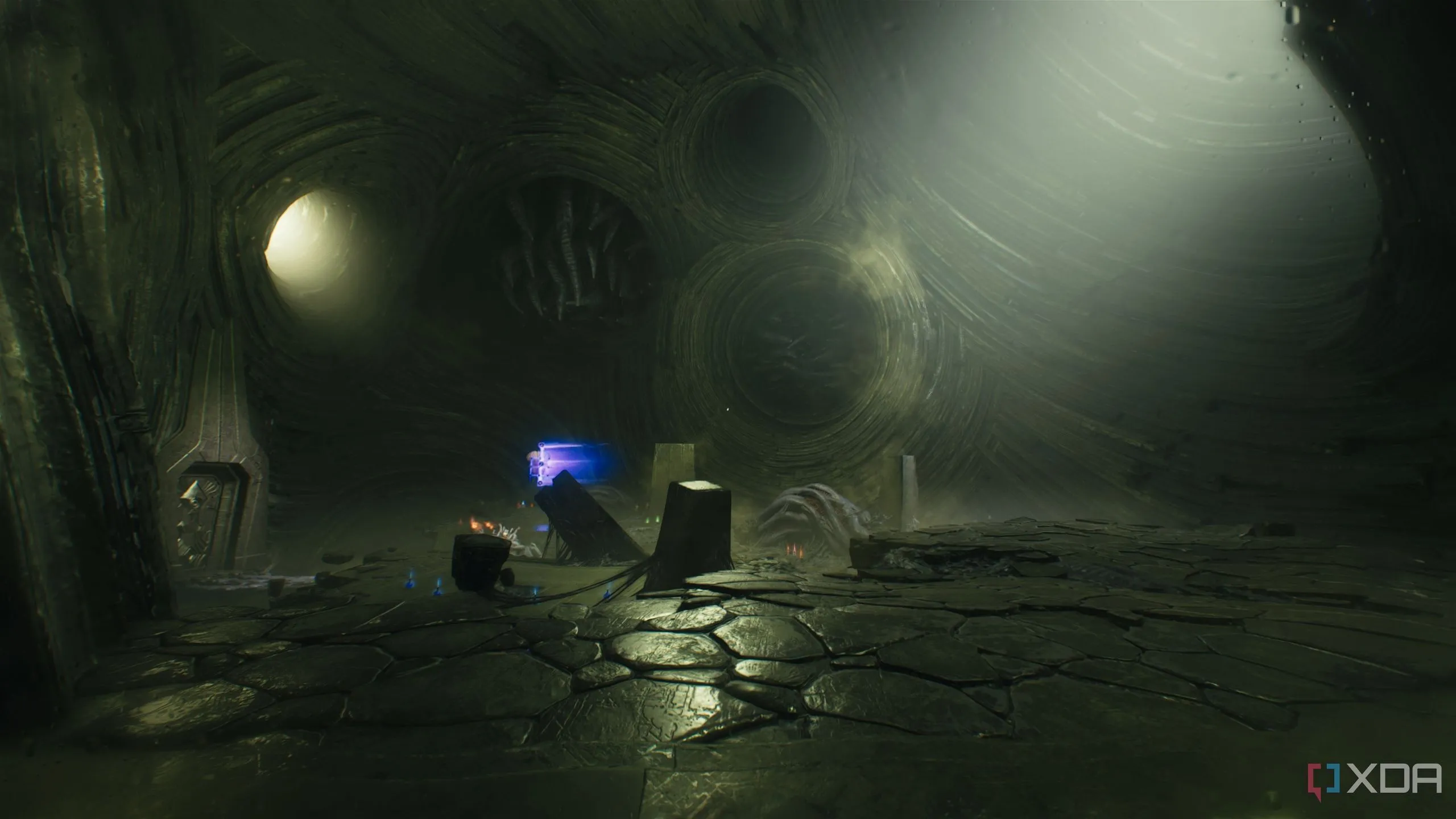 Căn phòng Lovecraftian lớn nơi nhận Tinh chất Quỷ trong chương 15 Doom: The Dark Ages