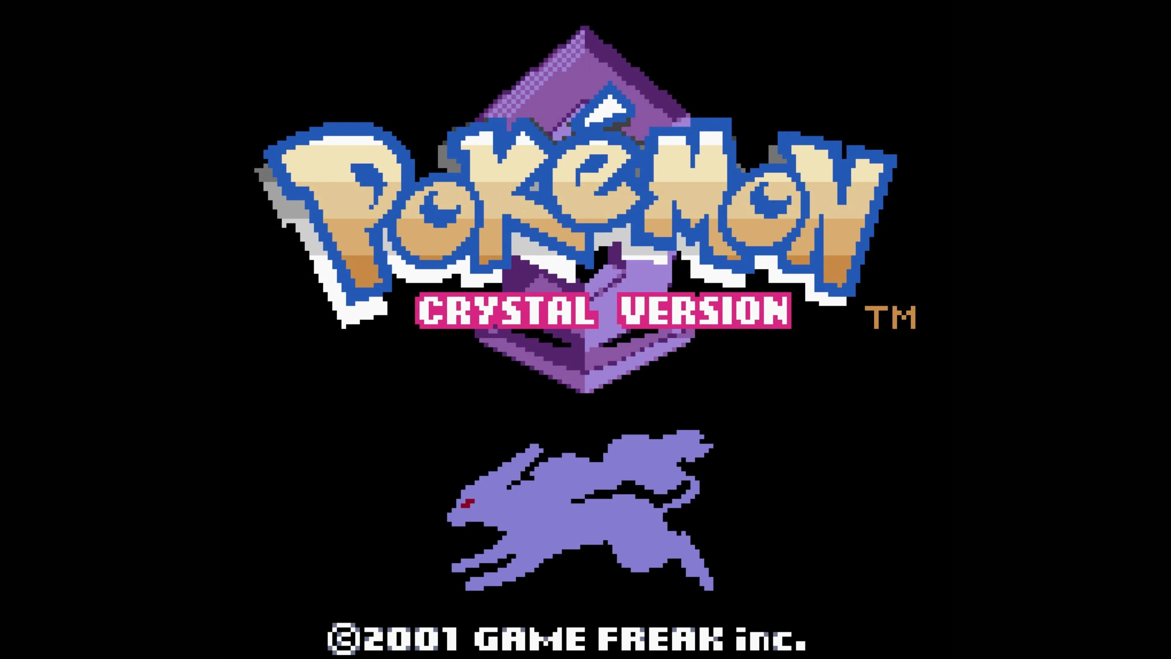 Cảnh bắt đầu cuộc phiêu lưu trong game Pokémon Crystal, nền tảng của Pokémon Prism
