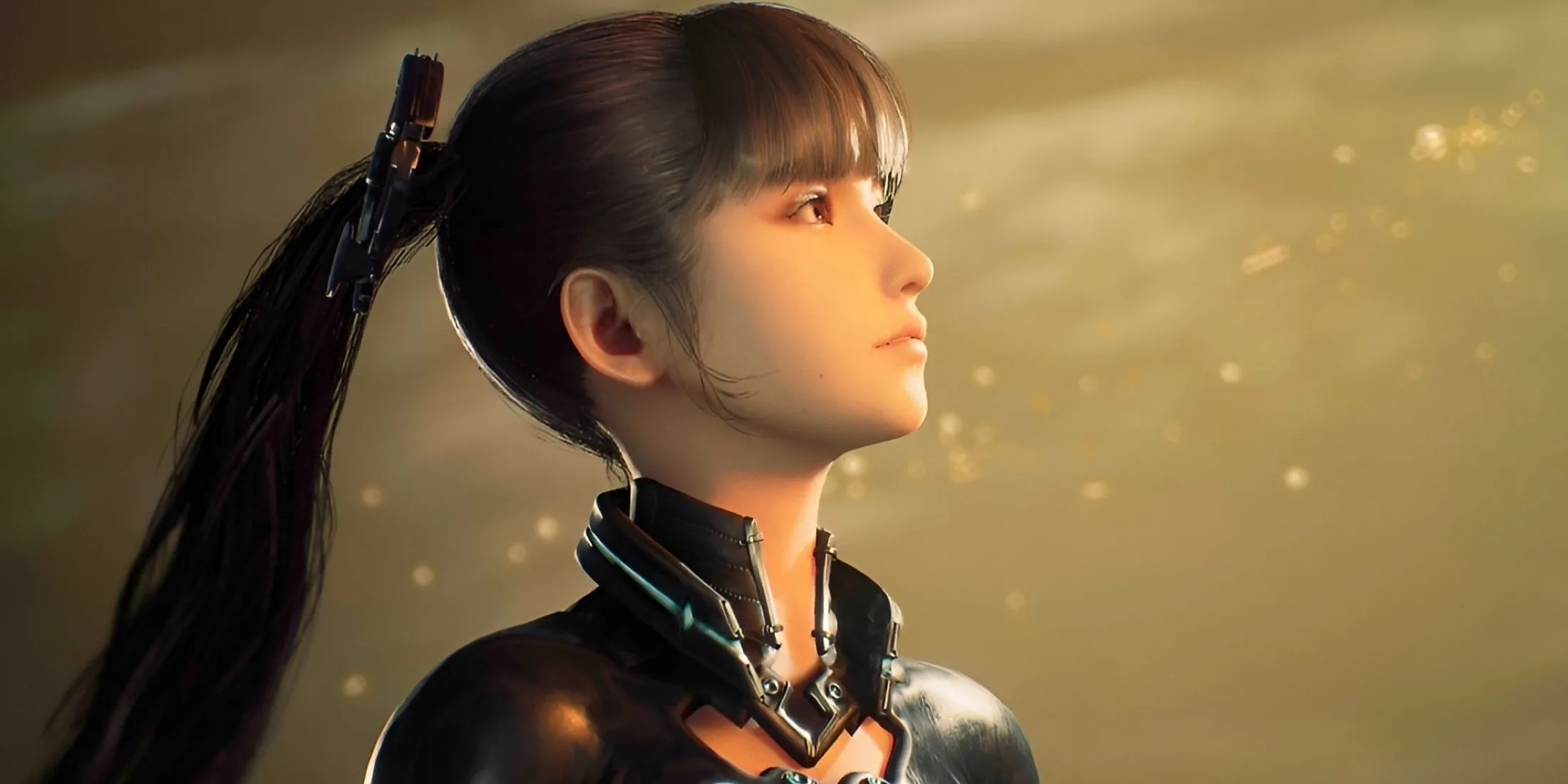 Cảnh cắt cảnh thể hiện tương tác nhân vật trong game Stellar Blade
