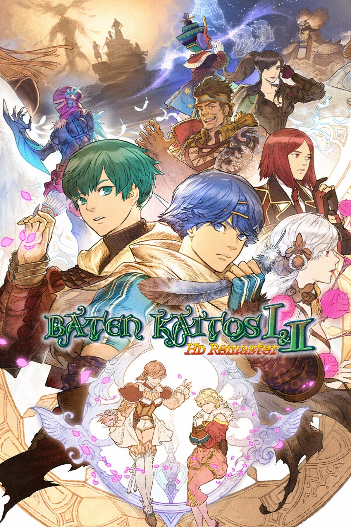 Cảnh chiến đấu dựa trên thẻ bài trong game Baten Kaitos I &amp; II HD Remaster