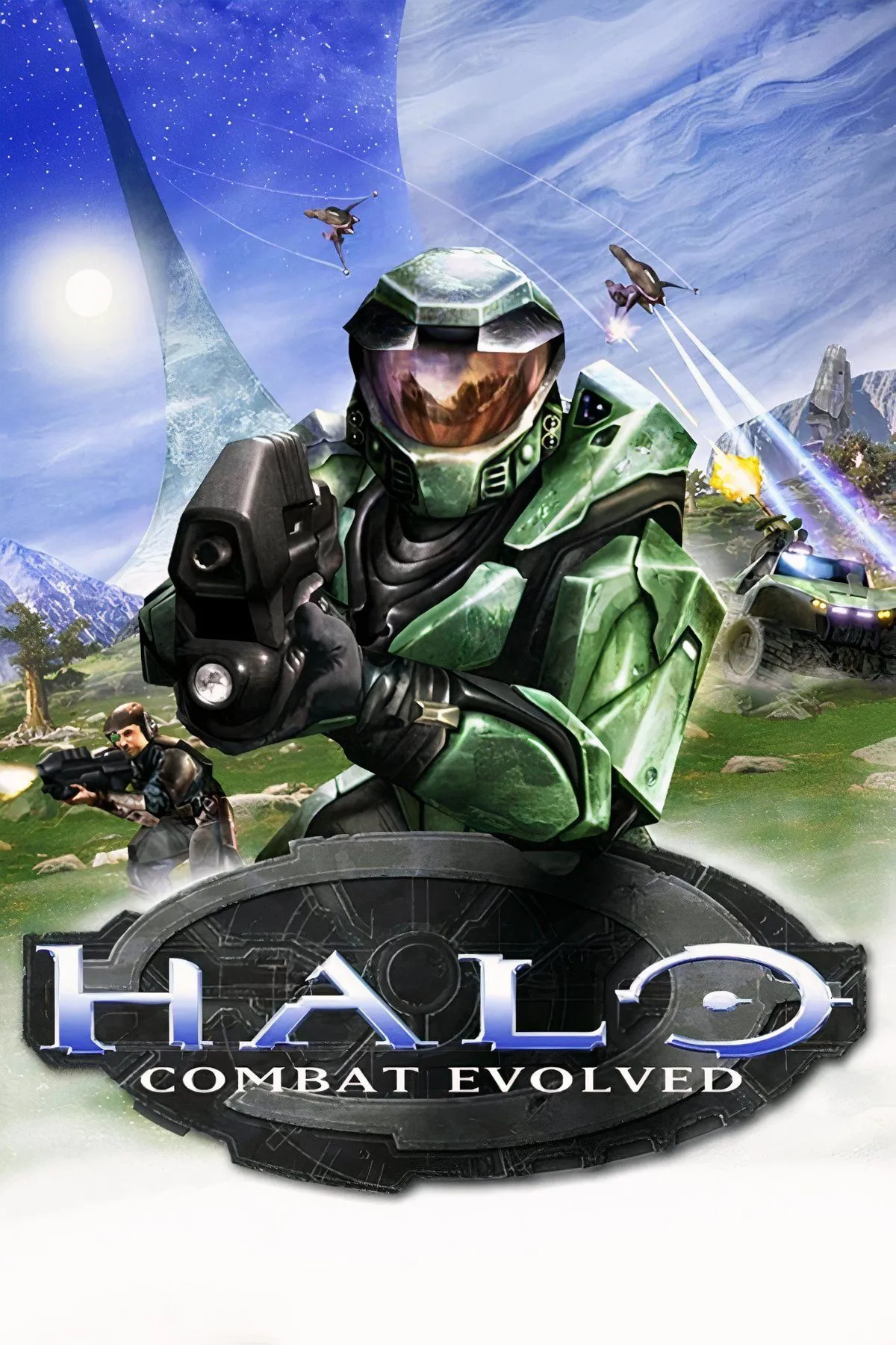 Cảnh chiến đấu trong Halo Combat Evolved trên Xbox