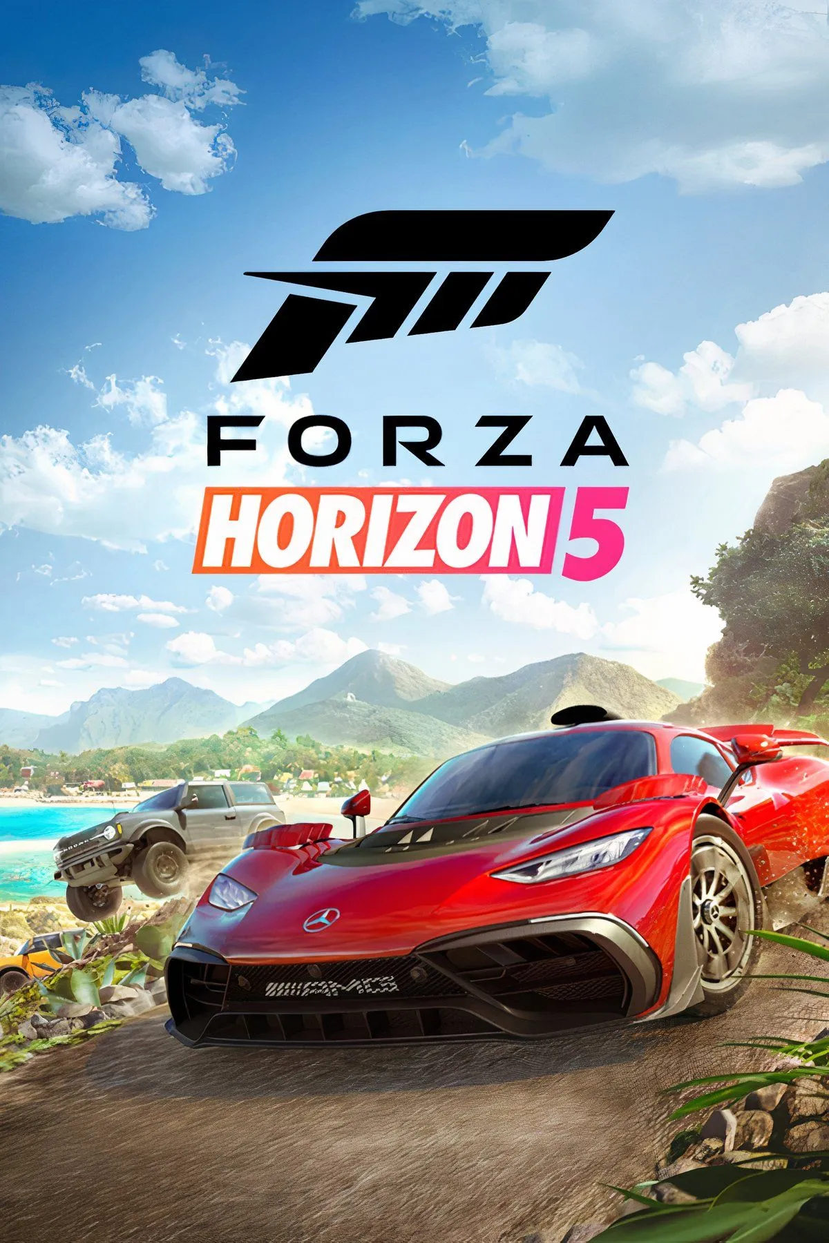 Cảnh đua xe tốc độ cao trên đường địa hình tuyệt đẹp trong Forza Horizon 5