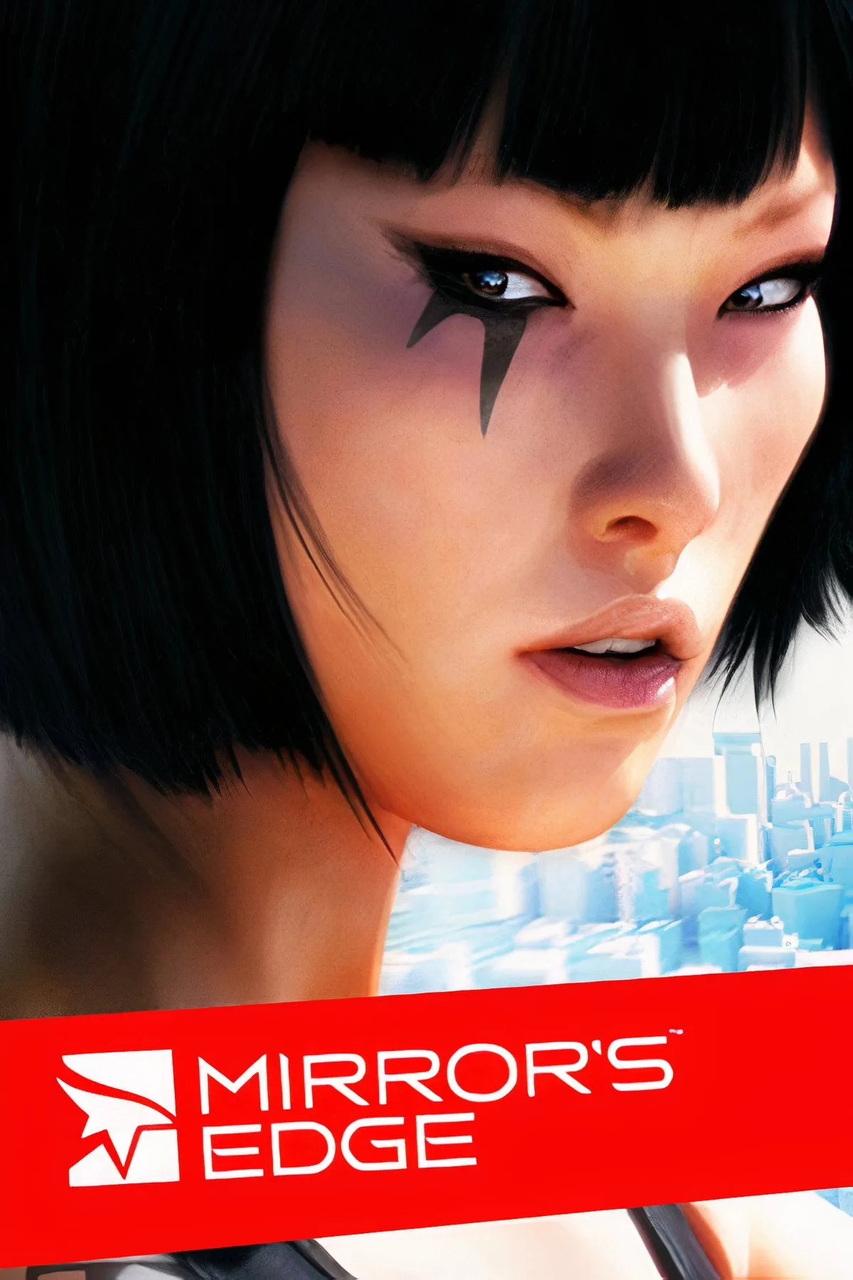 Cảnh hành động parkour tốc độ cao trong Mirror’s Edge, nhấn mạnh cơ chế chuyển động độc đáo