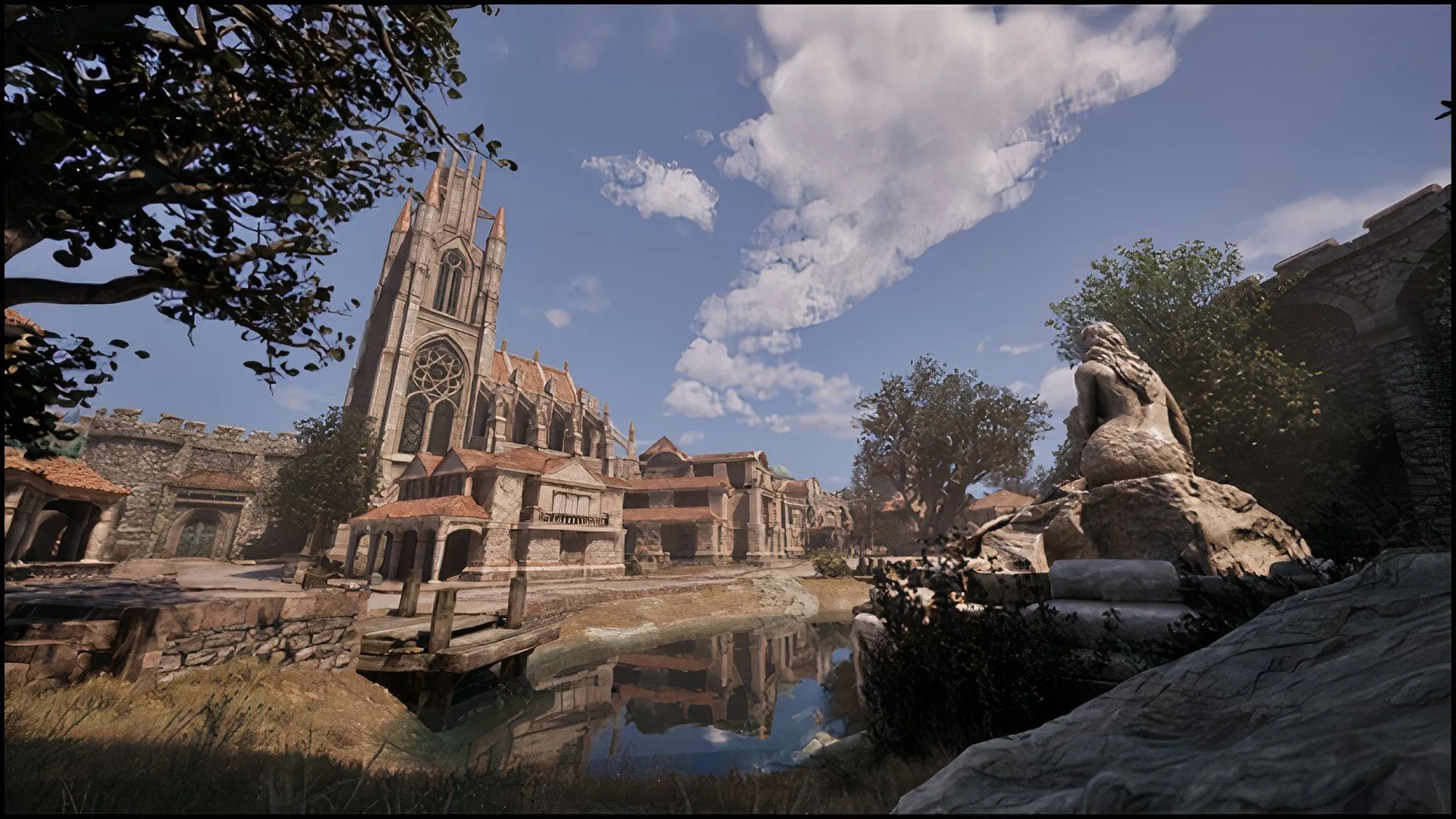 Cảnh quan thành phố được cải tiến trong The Elder Scrolls IV: Oblivion Remastered