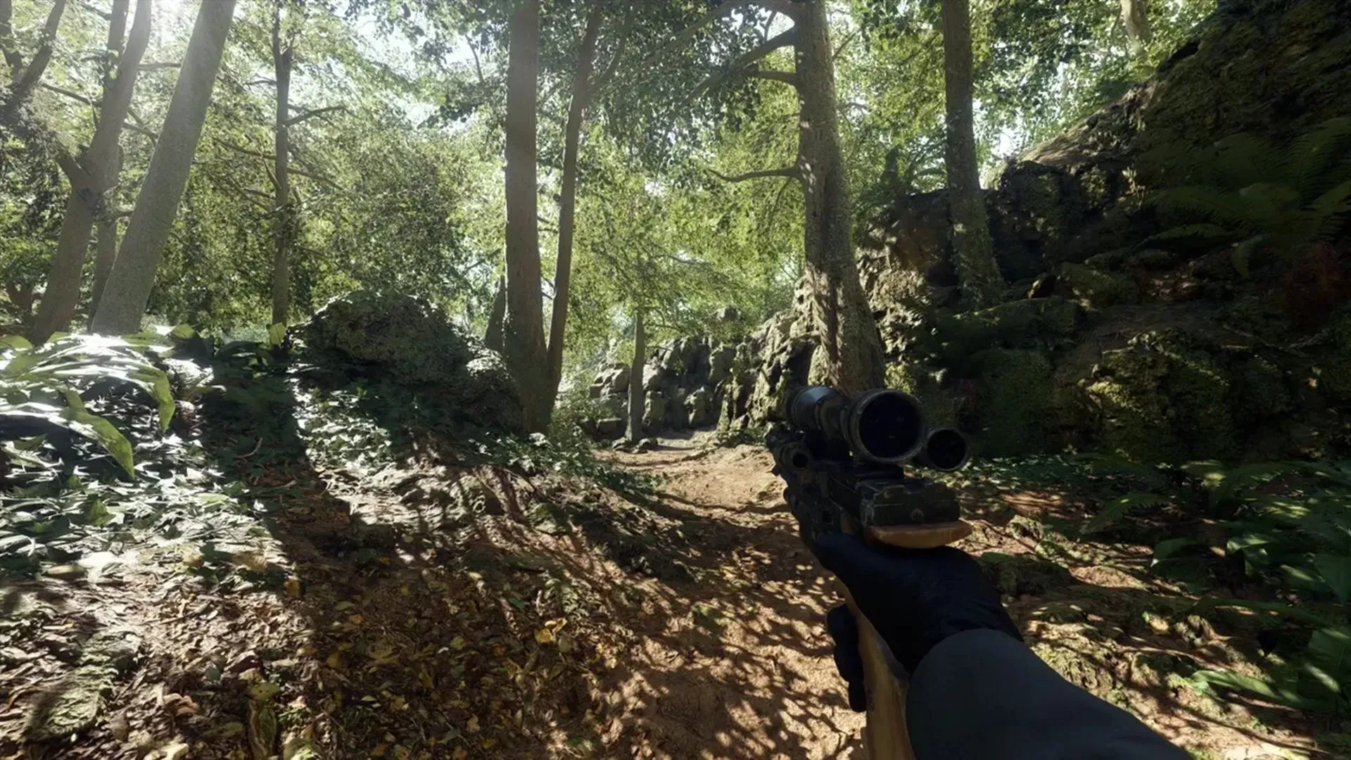 Cảnh quay cận cảnh mặt trăng Endor trong game Star Wars Battlefront 2 của EA, cho thấy môi trường rừng rậm tươi tốt và chi tiết.