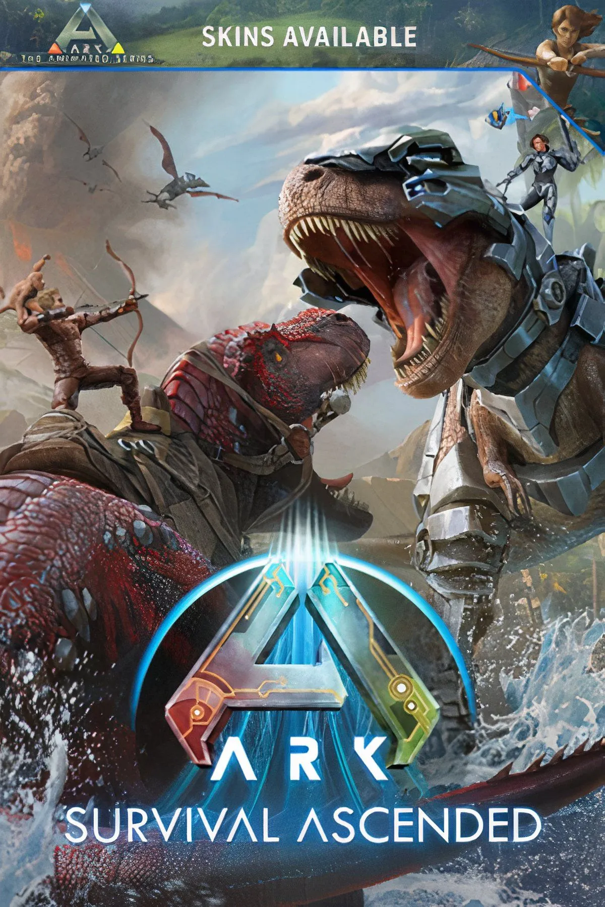 Cảnh quay một chú khủng long bạo chúa T-Rex với đồ họa cải tiến trong Ark: Survival Ascended