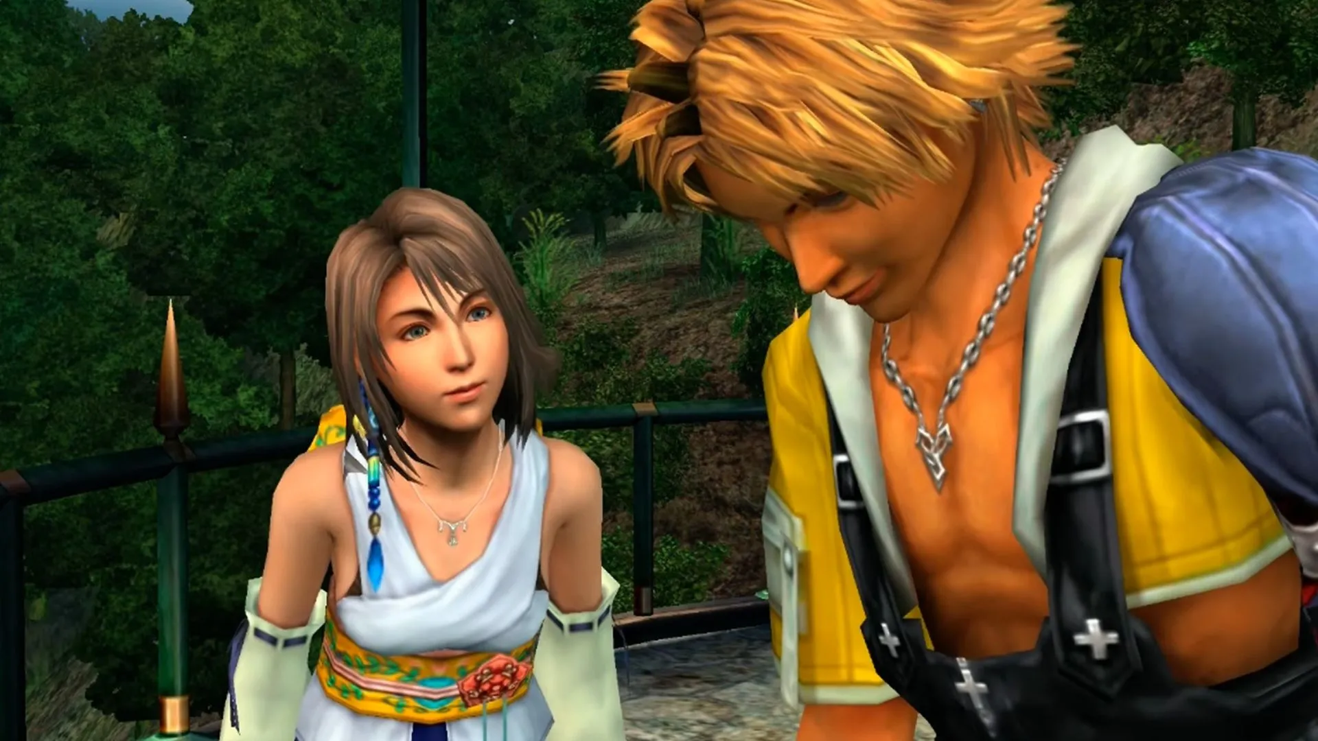 Cảnh Tidus cười trong Final Fantasy X, một khoảnh khắc gây tranh cãi bị hiểu lầm