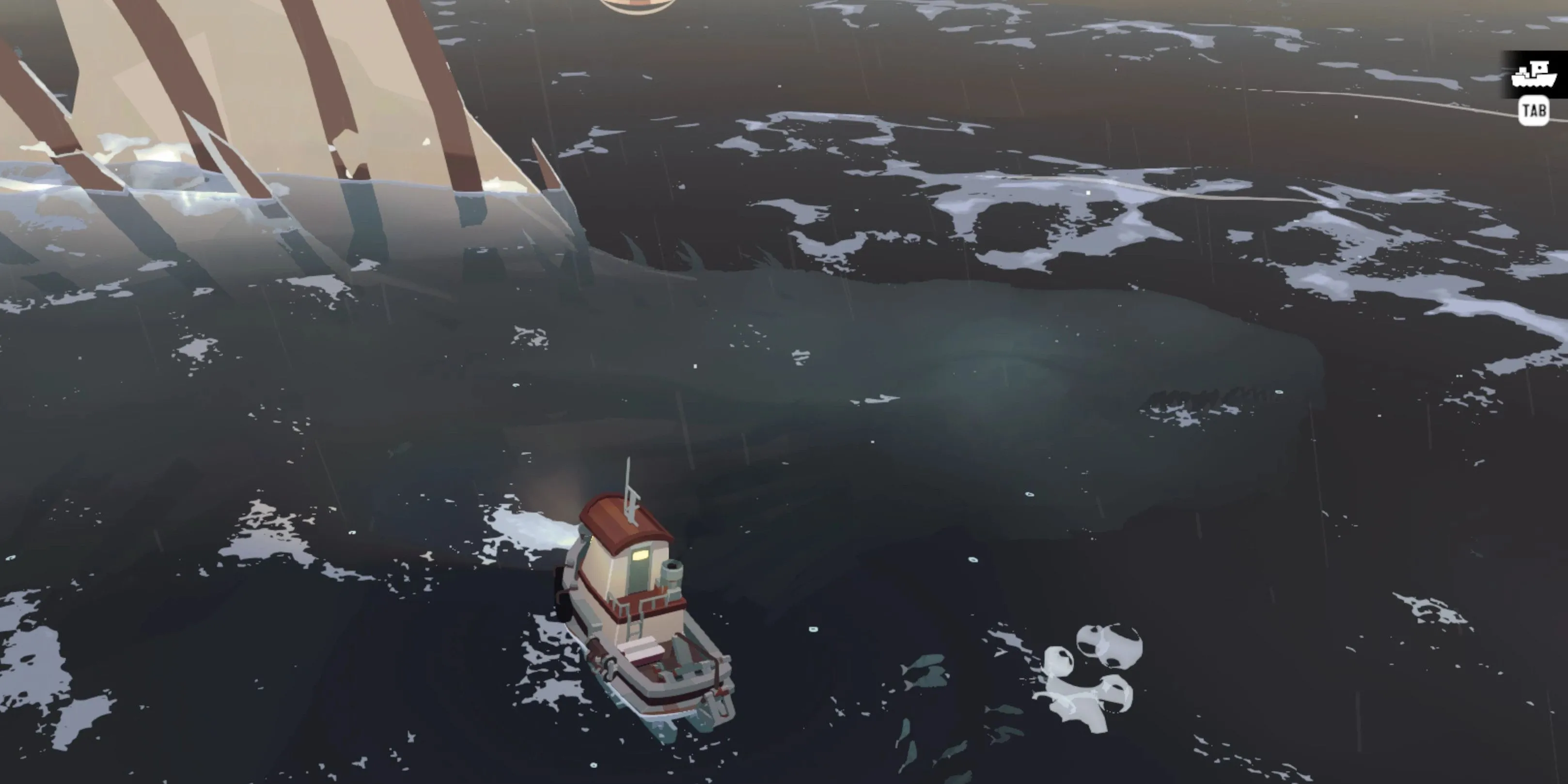 Cảnh tượng đáng sợ khi đối mặt với sinh vật Leviathan trong game phiêu lưu câu cá Dredge