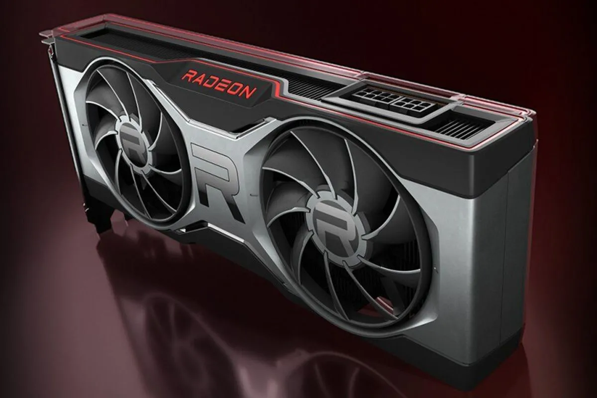 Card đồ họa AMD Radeon RX 6750 XT RDNA 2 mạnh mẽ cho gaming 1440p.