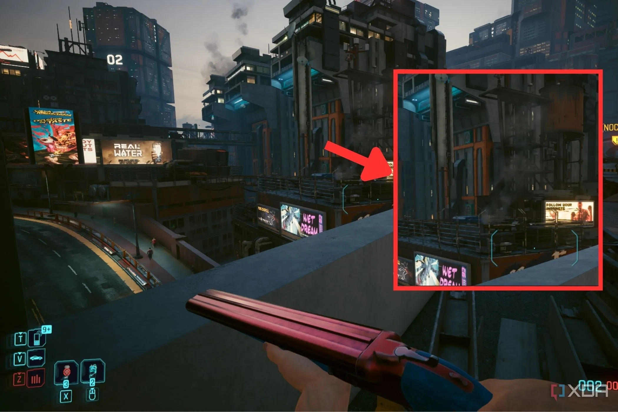 Chất lượng hình ảnh trong Cyberpunk 2077 khi bật công nghệ DLSS Frame Generation