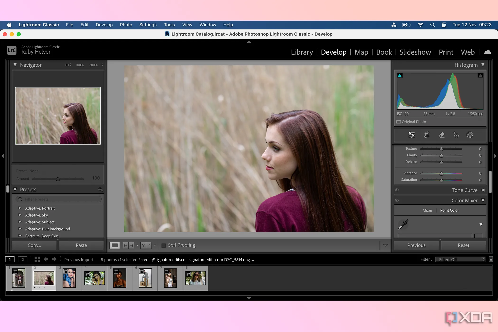 Chỉnh sửa ảnh chuyên nghiệp trên Adobe Lightroom với tệp tin lưu trữ trên SSD di động
