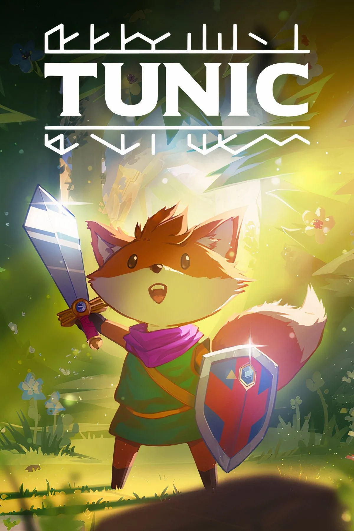 Chú cáo dũng mãnh trong game phiêu lưu Tunic với phong cách đồ họa độc đáo