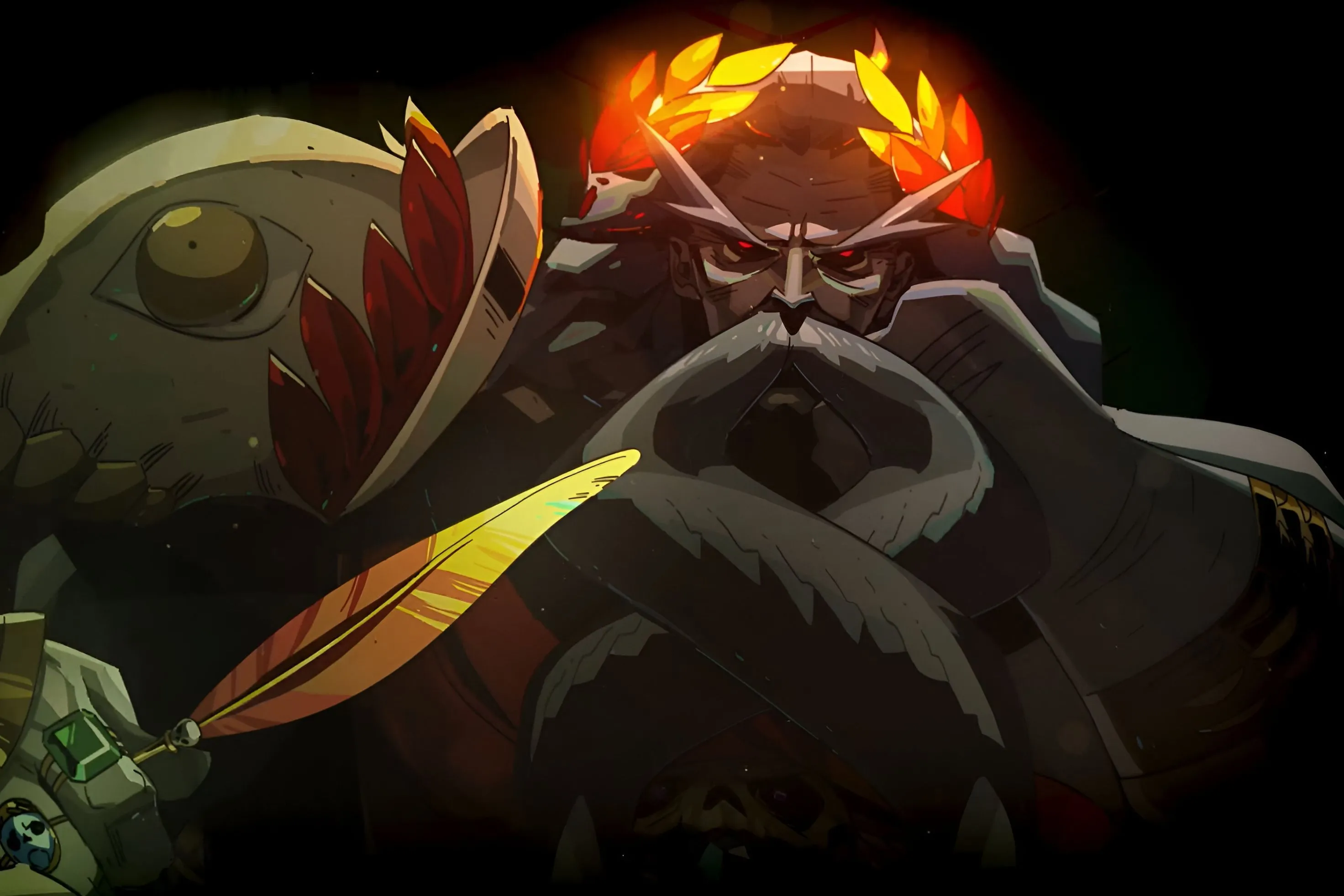 Chúa tể Hades trong game cùng tên, một trong những trận đấu trùm khó nhằn đòi hỏi sự kiên trì