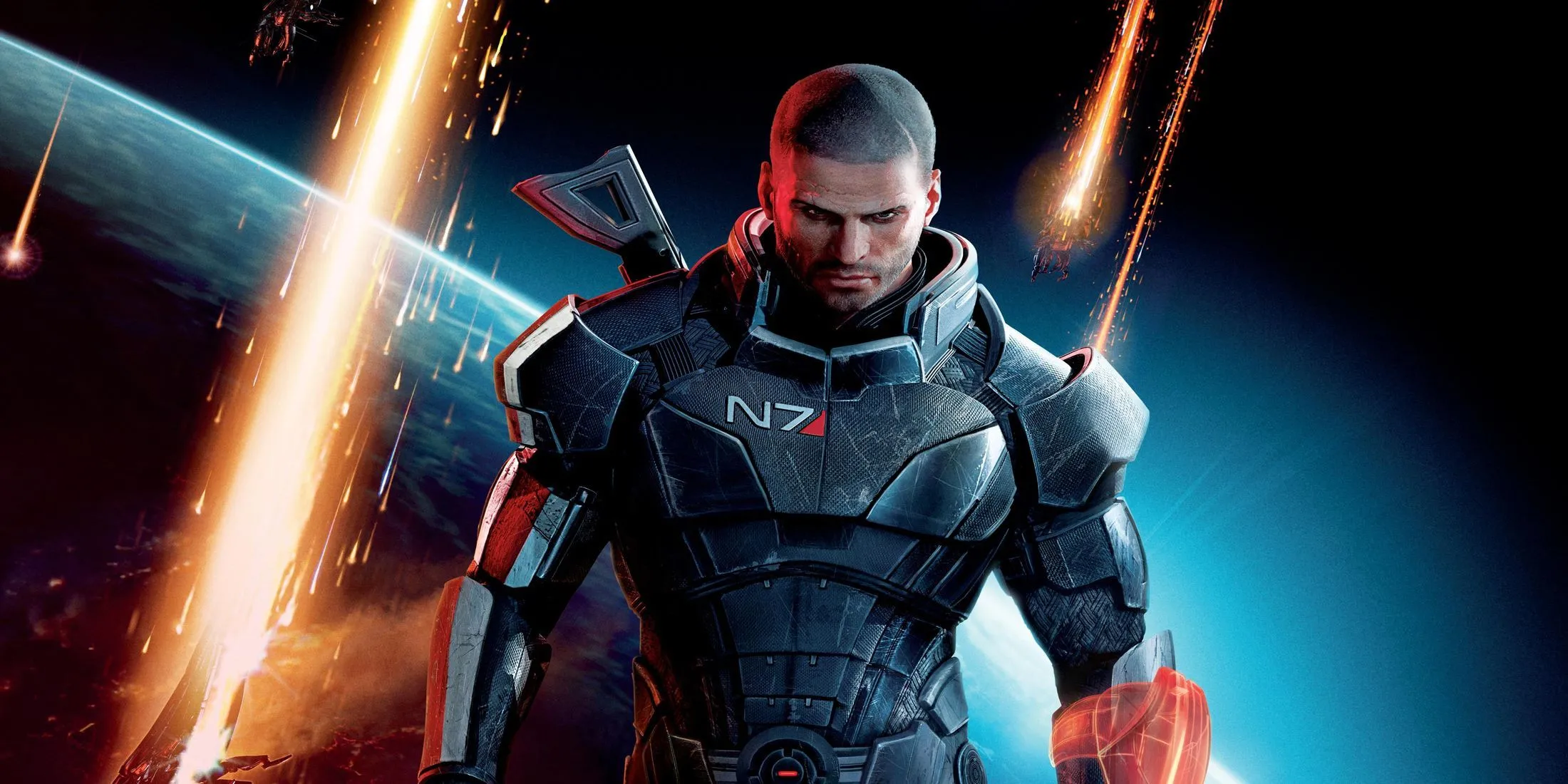 Commander Shepard trong một cảnh của Mass Effect 3