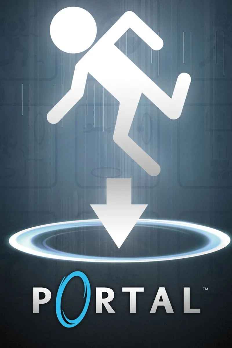 Cổng dịch chuyển trong Portal với hiệu ứng ánh sáng RTX được nâng cấp