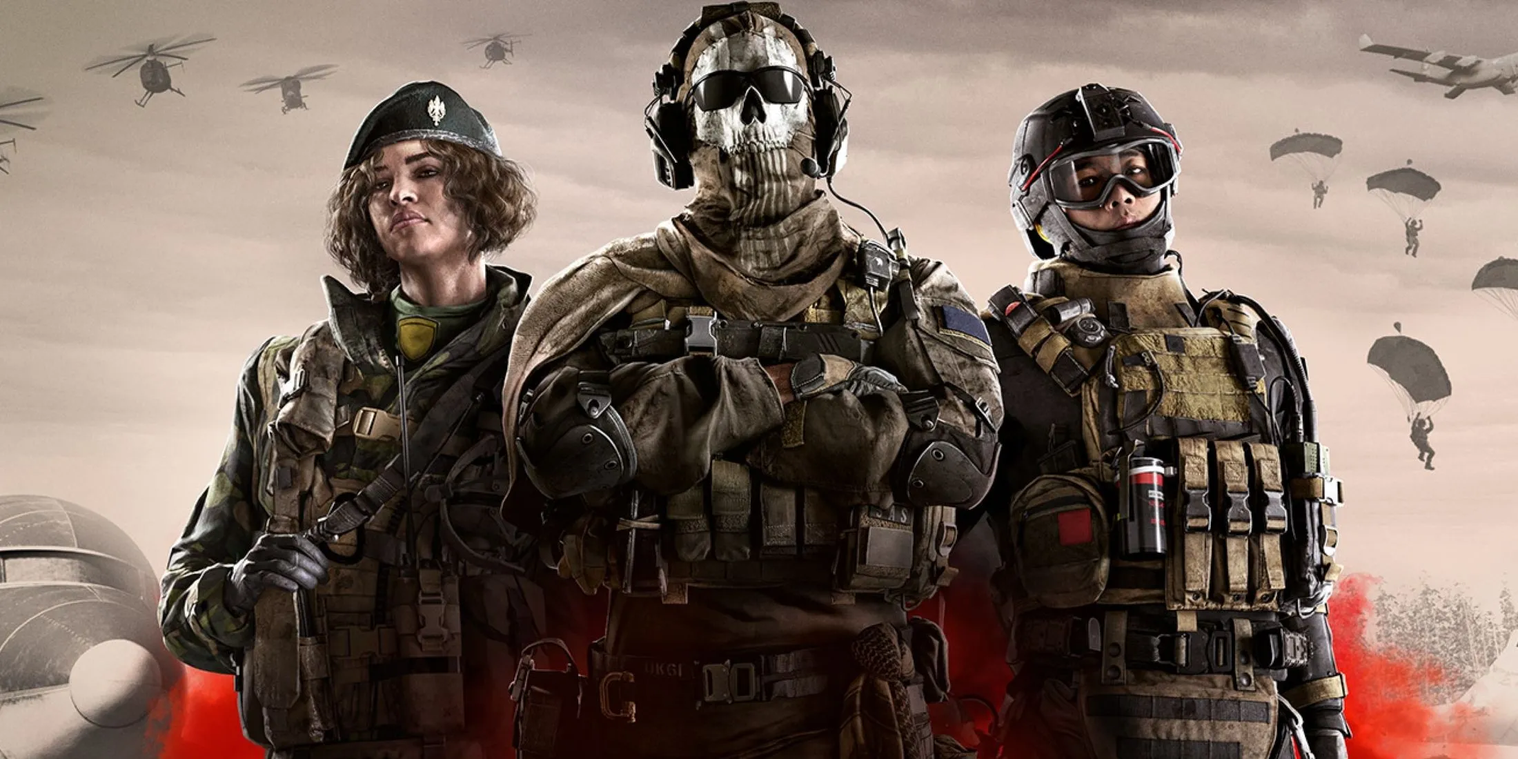 Dàn nhân vật Call of Duty Warzone sẵn sàng chiến đấu trong môi trường rộng lớn