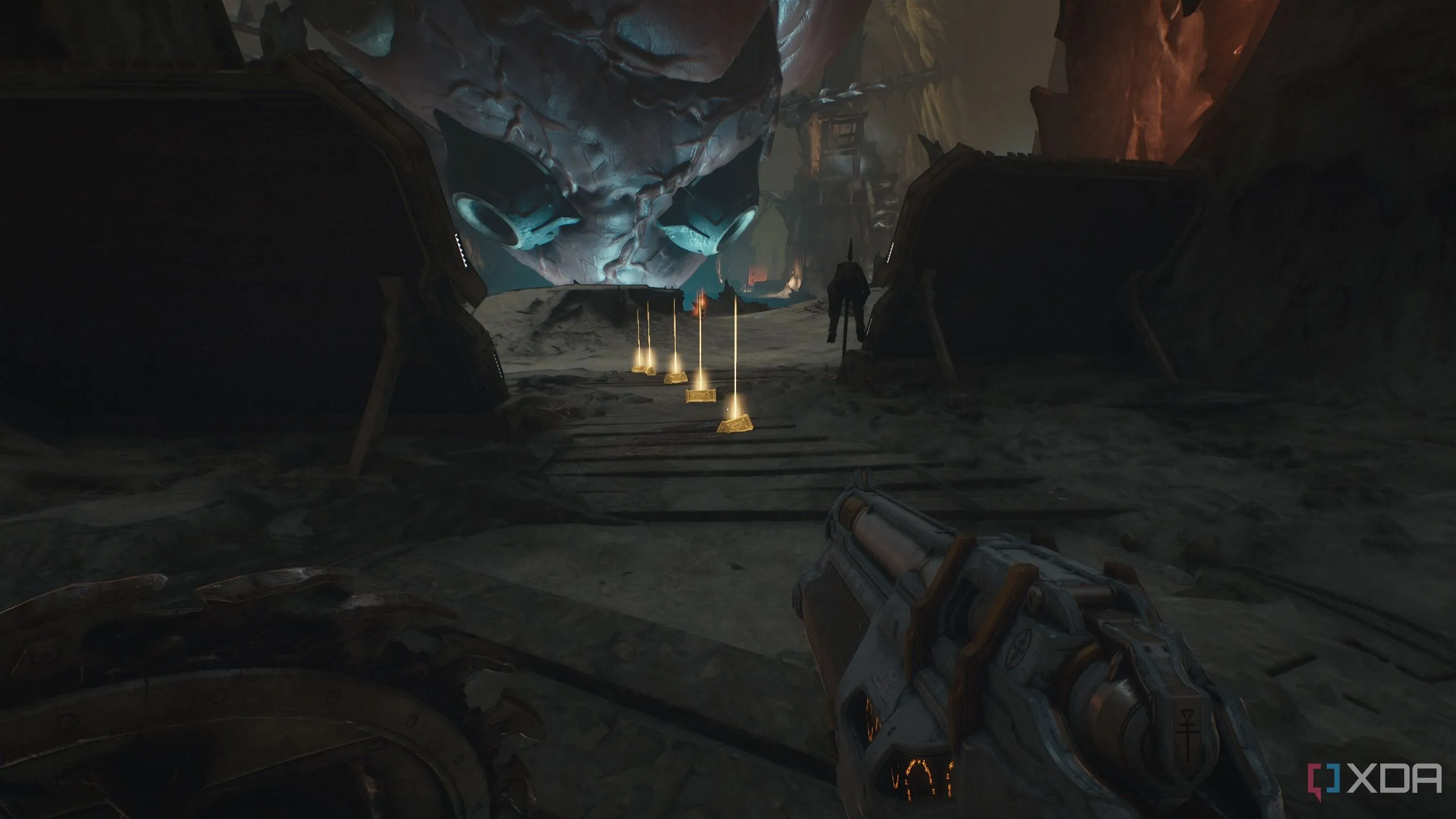 Dấu vết vàng trên mặt đất ở Chapter 9 Doom The Dark Ages