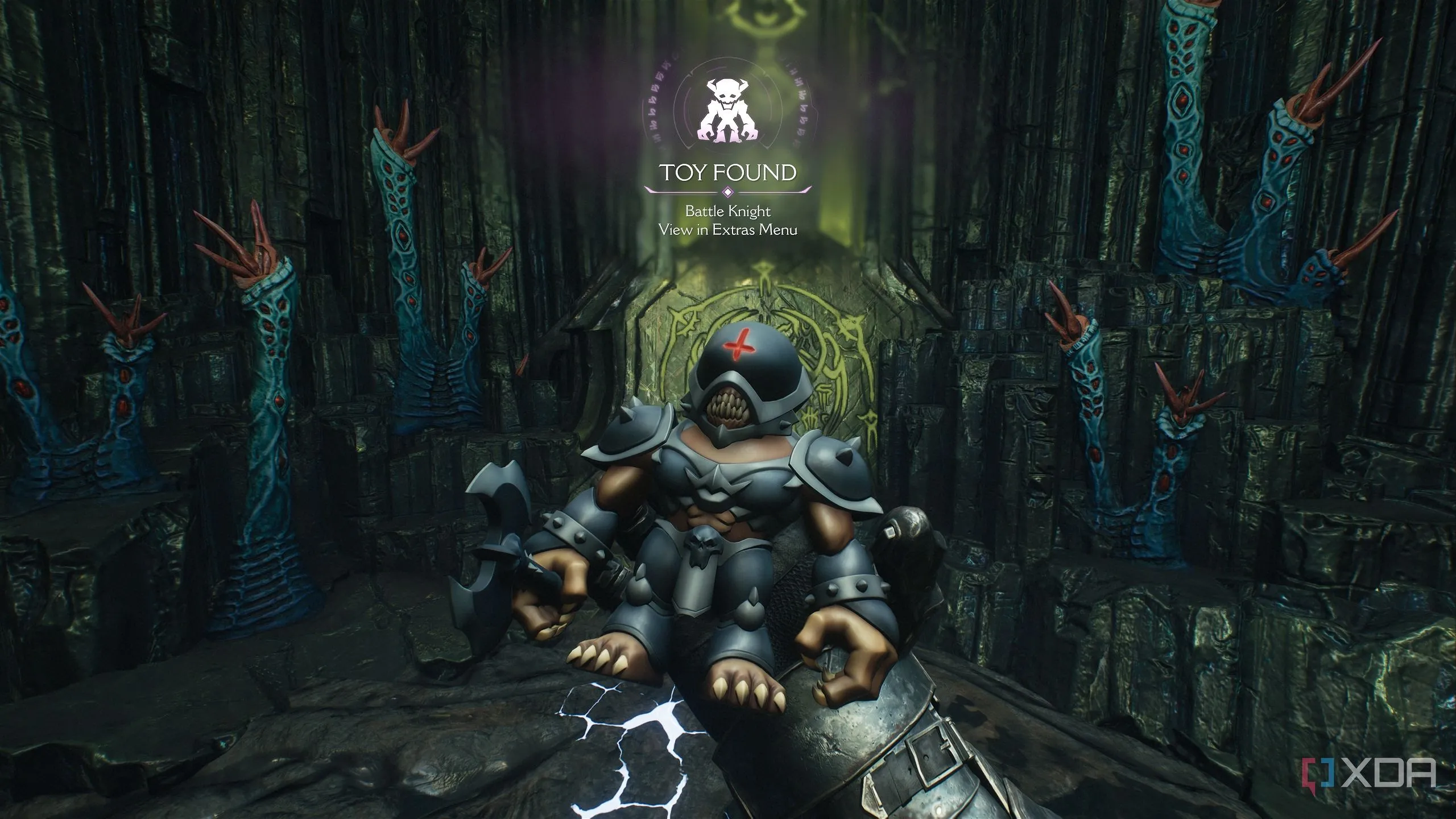 Đồ chơi Battleknight, một vật phẩm sưu tầm được ở Chương 16