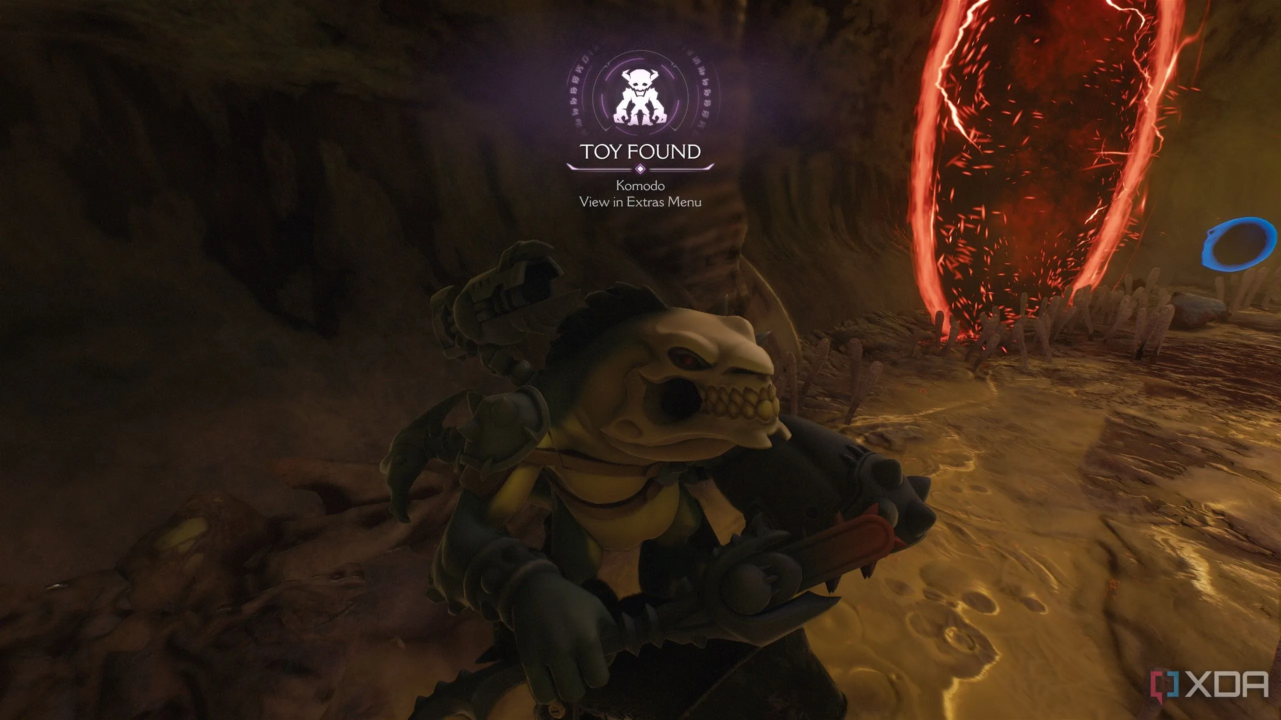 Đồ chơi sưu tầm Komodo trong Chapter 18 của Doom The Dark Ages.