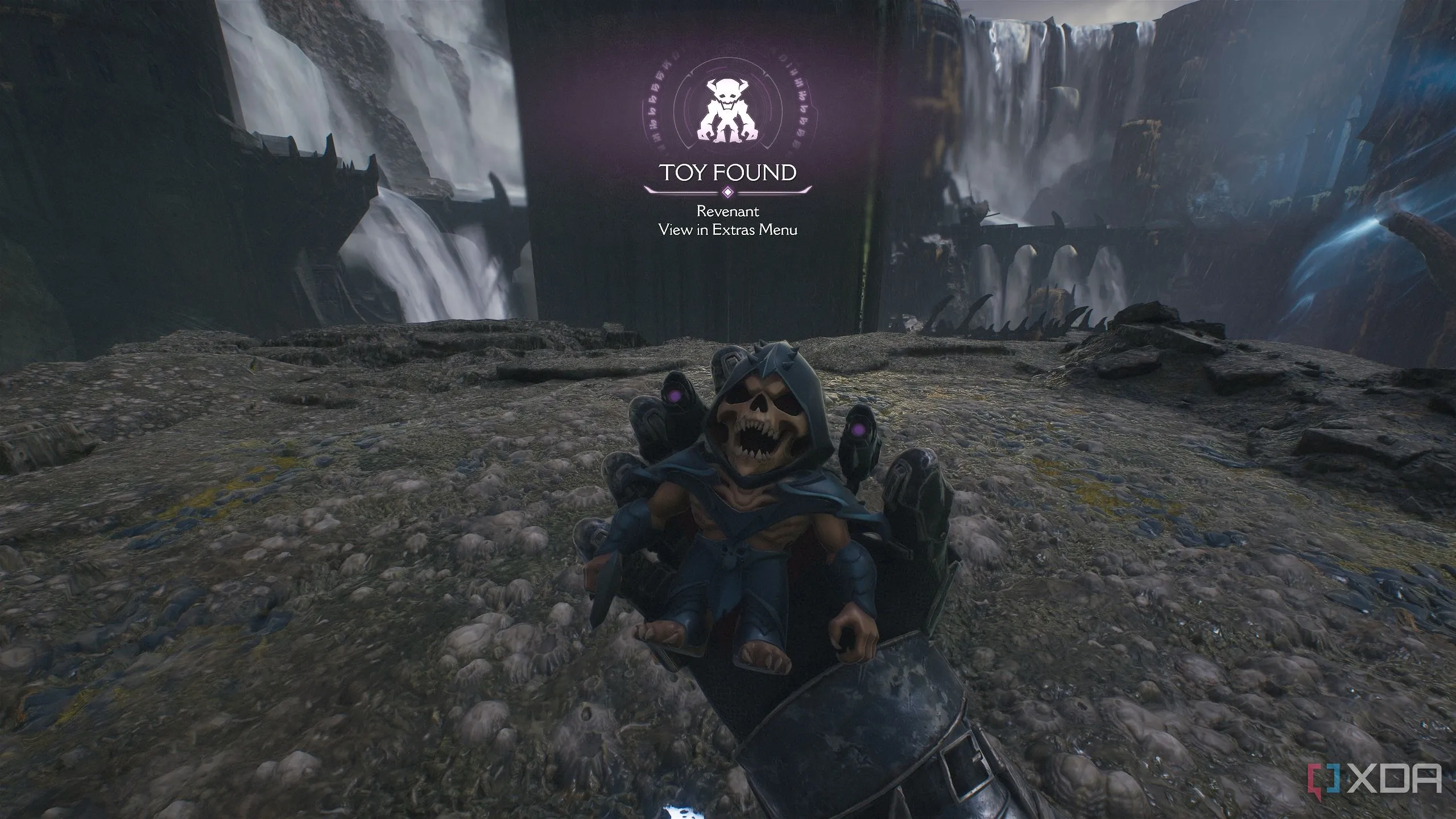Đồ chơi sưu tầm Revenant trong Chương 14 của Doom: The Dark Ages