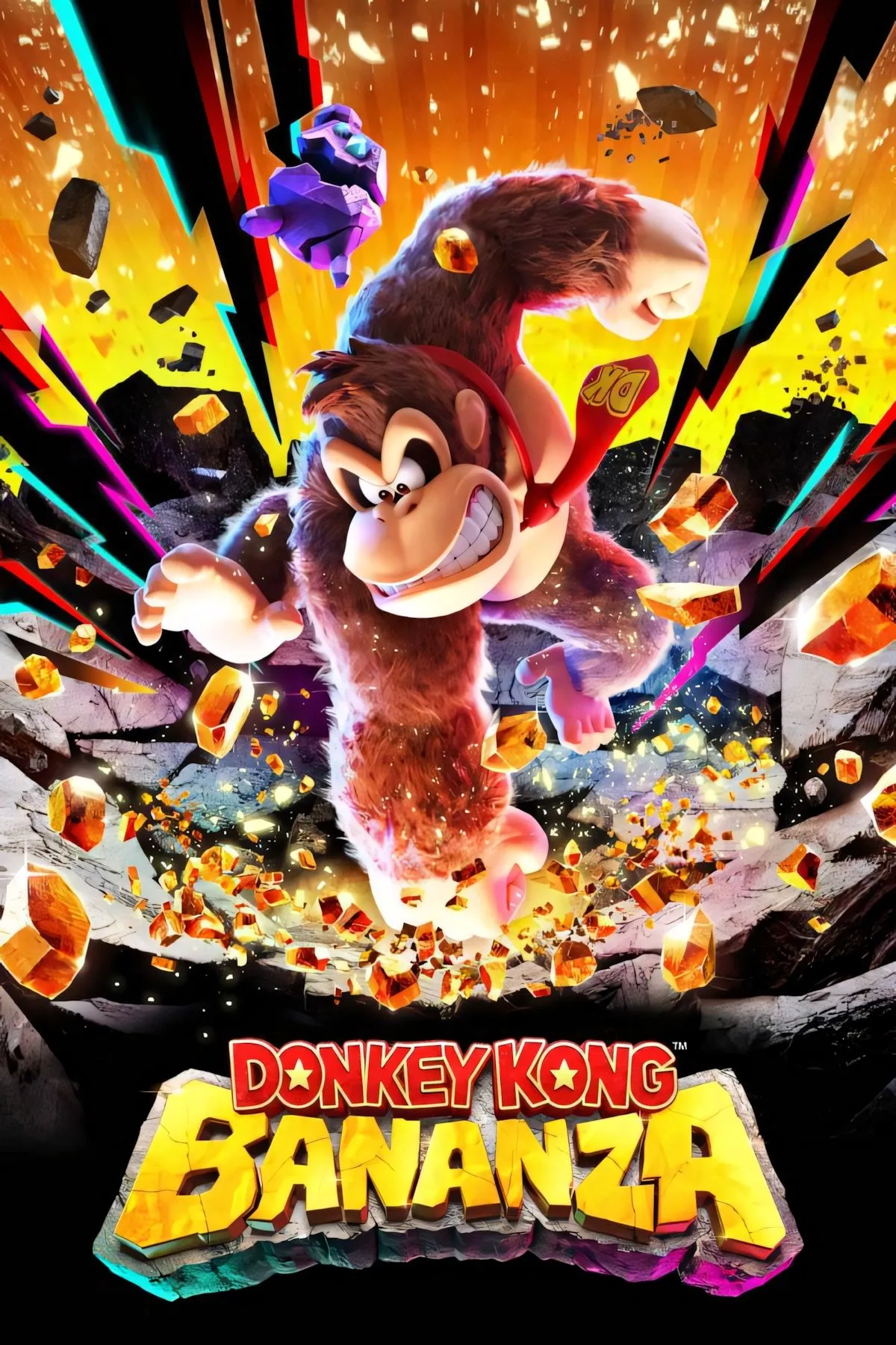 Donkey Kong Bananza trên Nintendo Switch 2 với phong cách nghệ thuật độc đáo