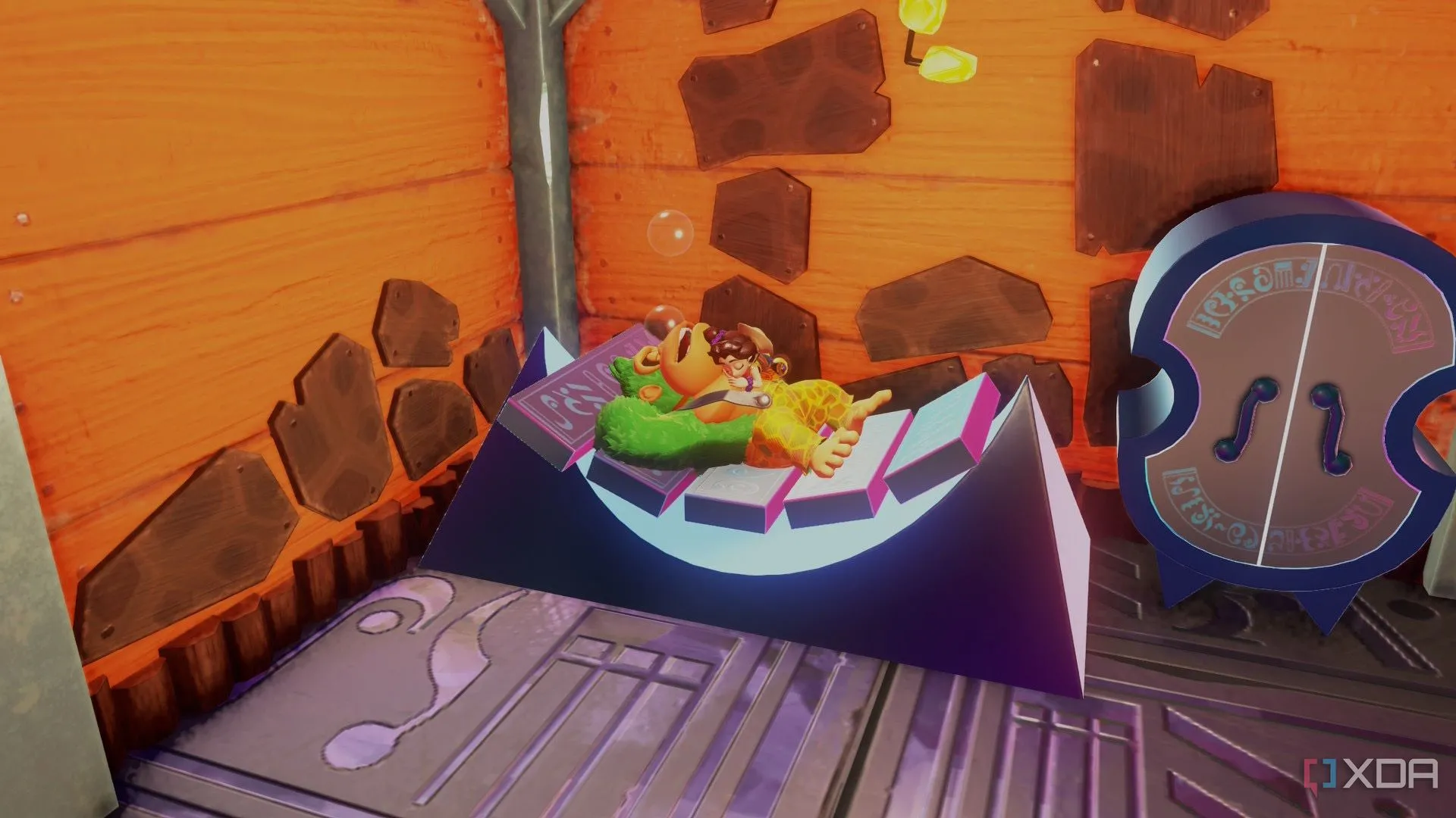 Donkey Kong có thể xây dựng những nơi ẩn náu độc đáo trong thế giới game Bananza.