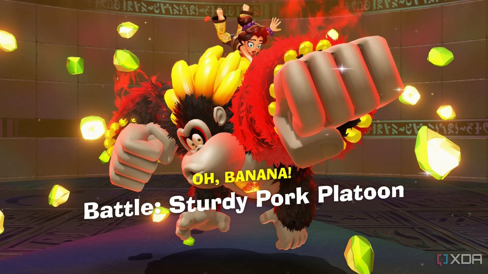 Donkey Kong khám phá thế giới ngầm và thu thập Banandium Gems để nâng cấp sức mạnh.