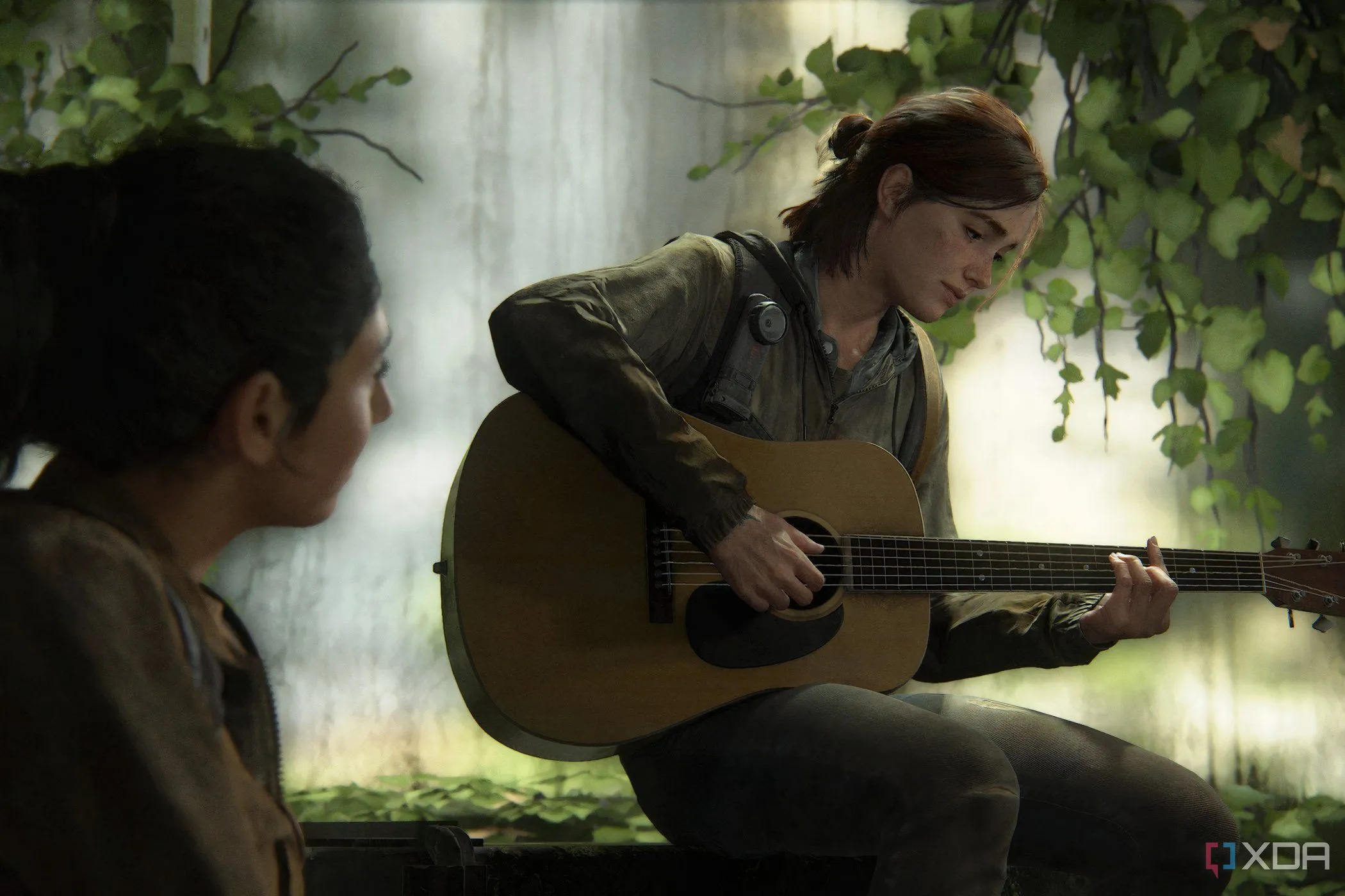 Ellie chơi guitar trong The Last of Us Part II, biểu tượng cho chiều sâu cảm xúc và cốt truyện của series