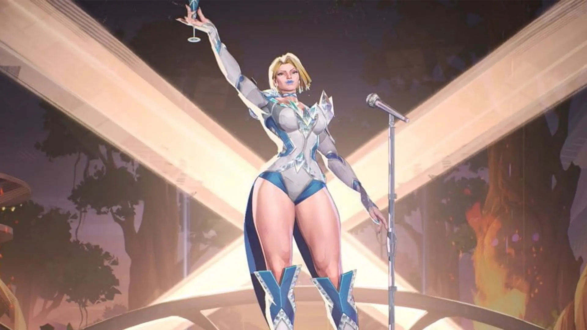 Emma Frost với trang phục độc đáo trong Marvel Rivals