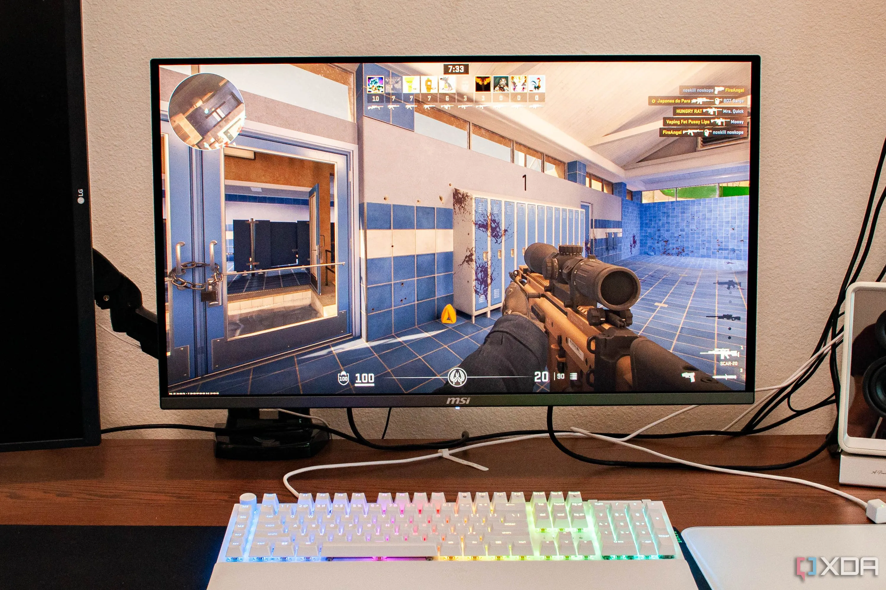 Game thủ trải nghiệm CS2 mượt mà trên màn hình 4K nhờ kết nối Ethernet ổn định
