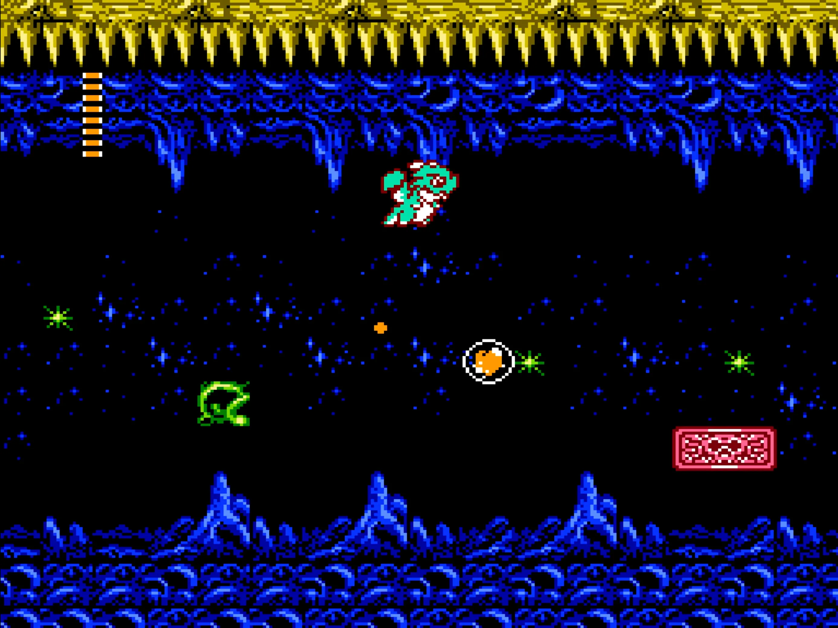 Gameplay Little Samson trên NES, một game platformer với đồ họa ấn tượng.