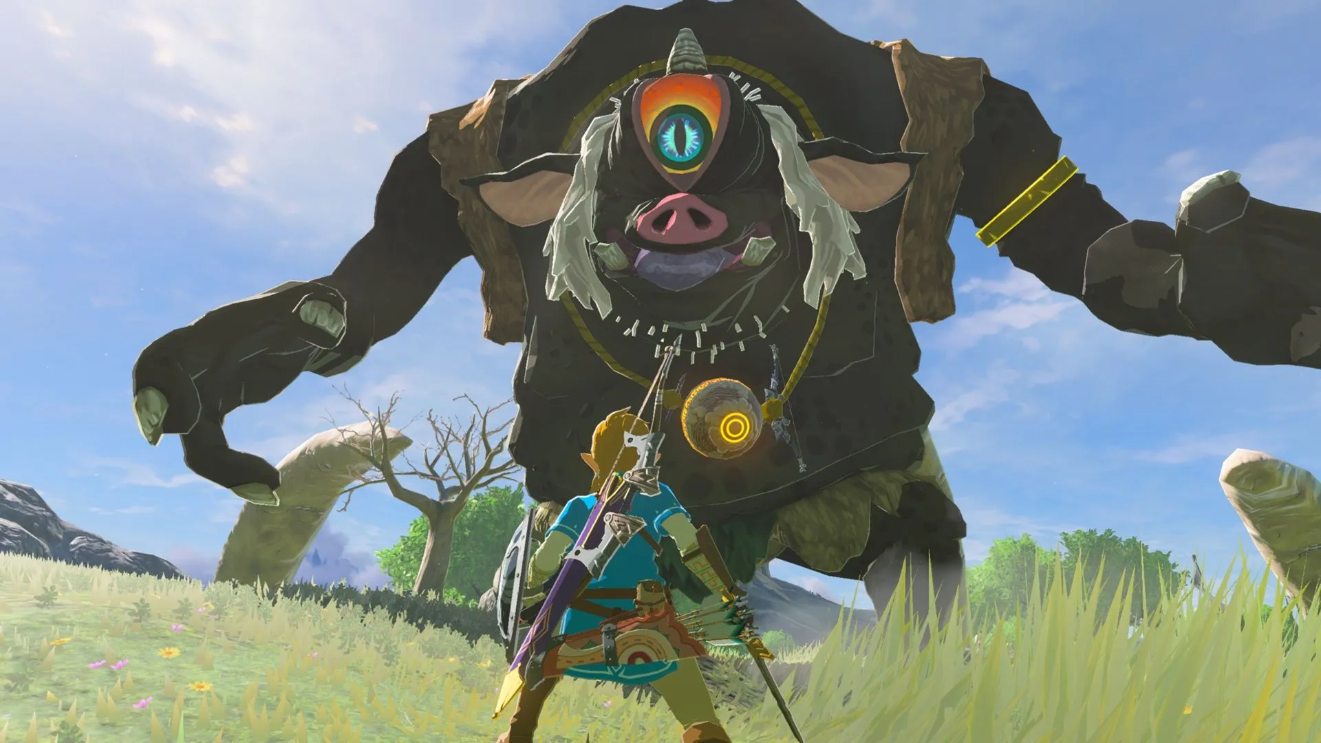 Gameplay The Legend of Zelda Breath of the Wild phiên bản Nintendo Switch 2, minh họa vấn đề crash phần mềm có thể gặp phải khi mới ra mắt console.