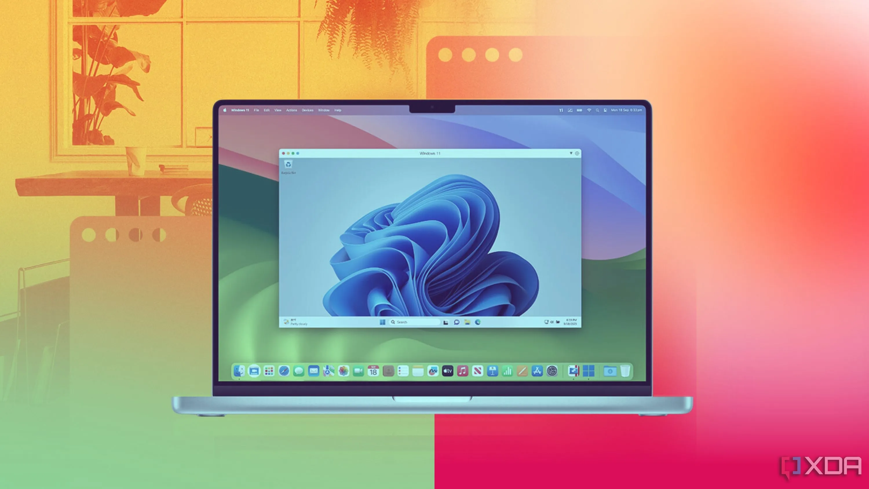 Giao diện chính của Parallels Desktop 20 đang hoạt động trên hệ điều hành macOS
