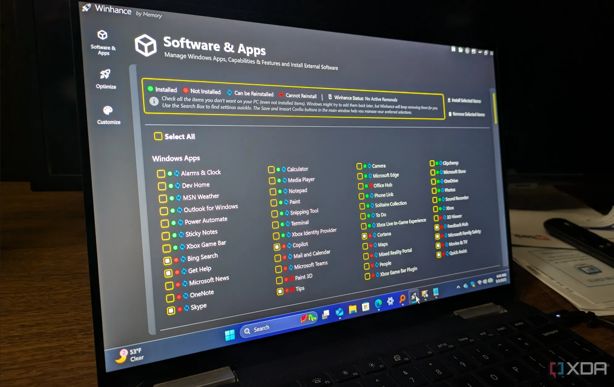 Giao diện công cụ di chuyển dữ liệu Windows đang chạy trên máy tính xách tay Windows 11
