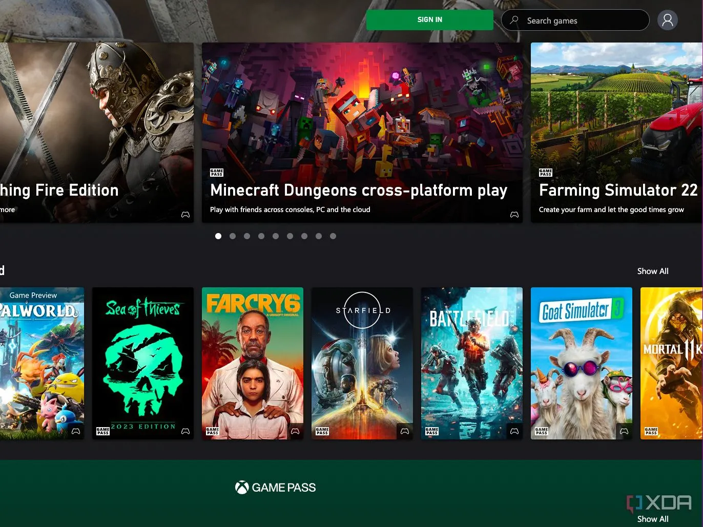 Giao diện đăng nhập Xbox Game Pass Ultimate trên trình duyệt máy tính, minh họa dịch vụ đăng ký game
