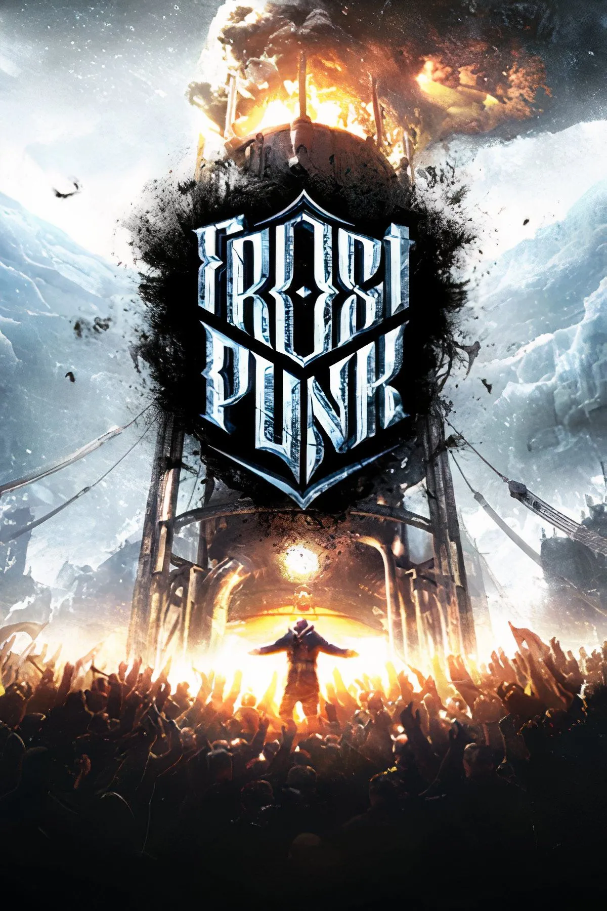 Giao diện game Frostpunk: Quản lý thành phố trong thế giới băng giá hậu tận thế