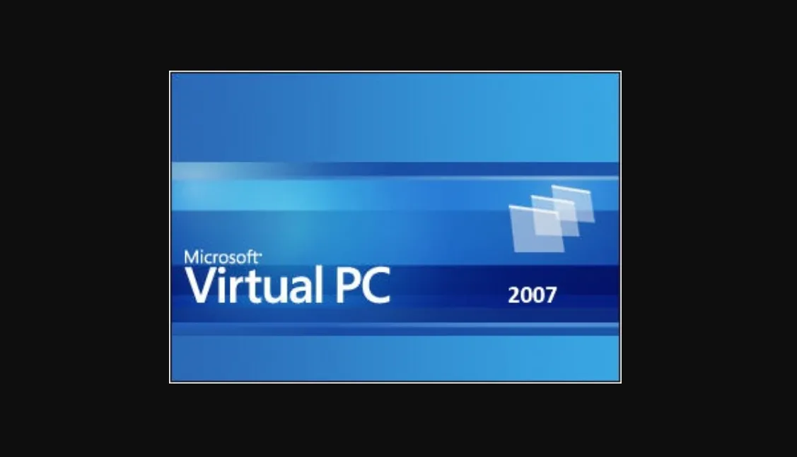 Giao diện Microsoft Virtual PC hiển thị một máy ảo đang chạy hệ điều hành Windows