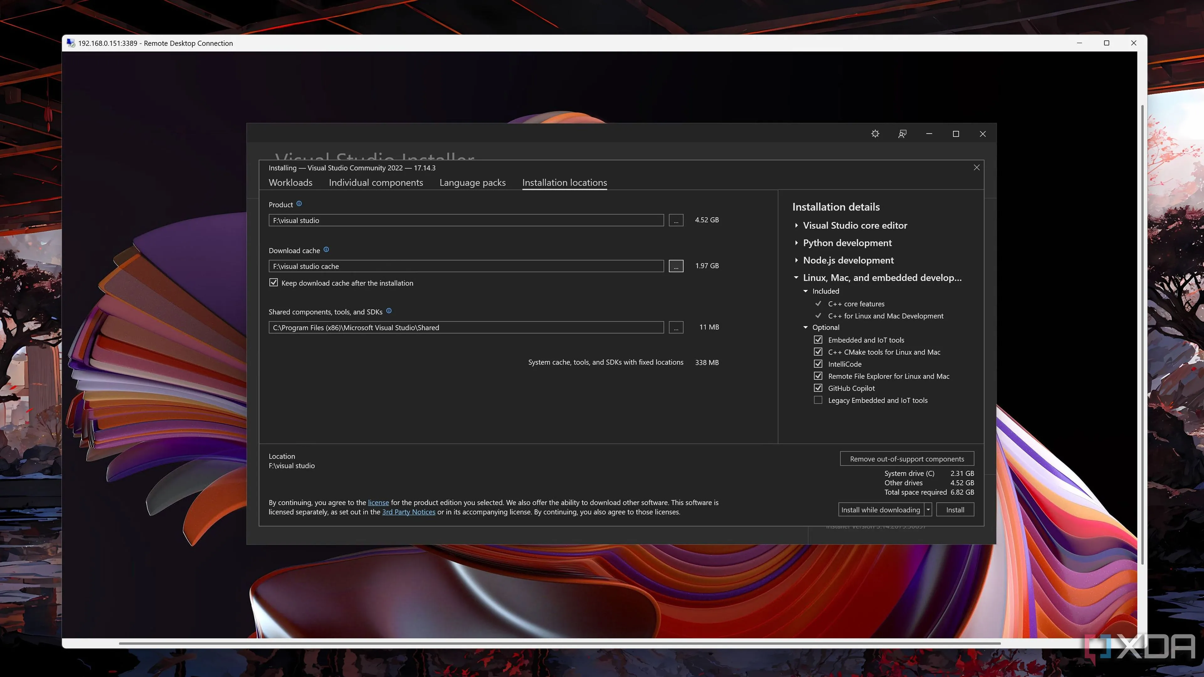 Giao diện môi trường phát triển tích hợp (IDE) Visual Studio đang hoạt động, sẵn sàng cho việc lập trình C++ chuyên sâu.