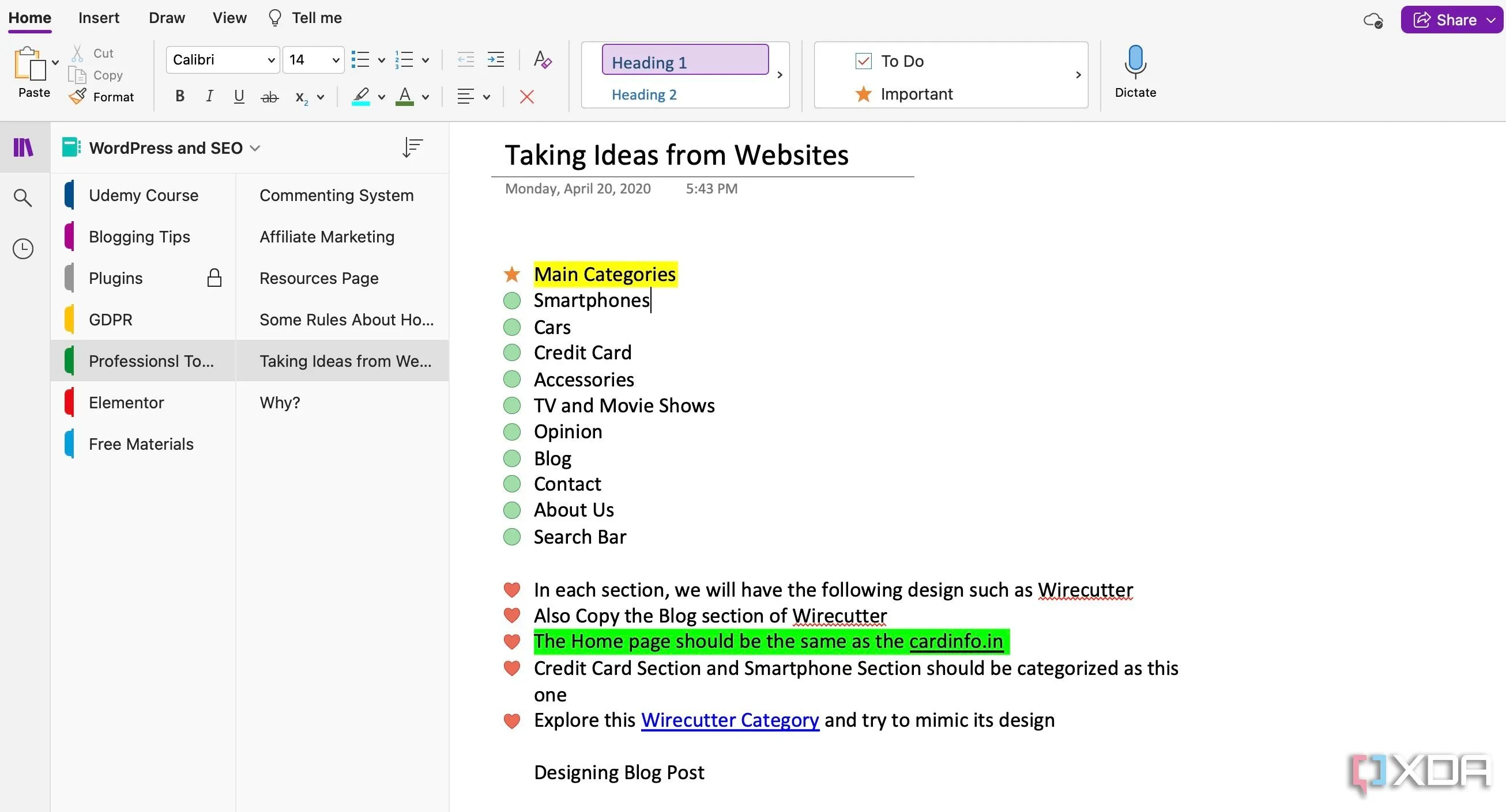 Giao diện người dùng OneNote hiển thị các tùy chọn thay đổi kiểu giấy và màu sắc nền, giúp chuyển đổi từ sổ tay vật lý dễ dàng hơn.