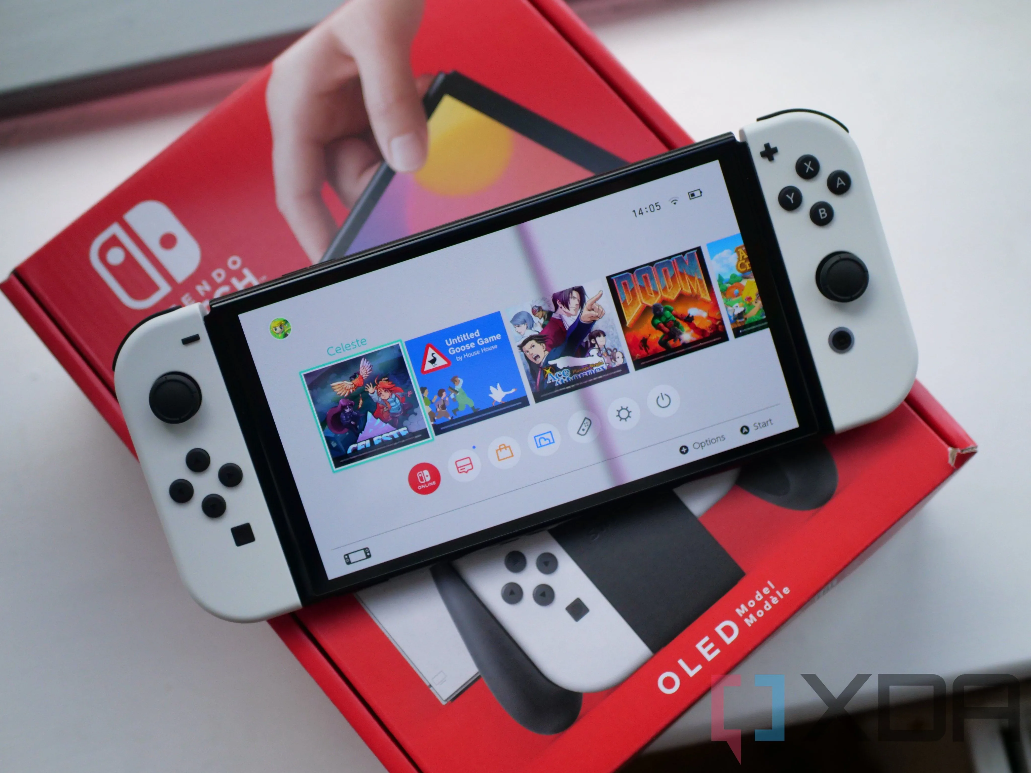 Giao diện Nintendo Switch OLED