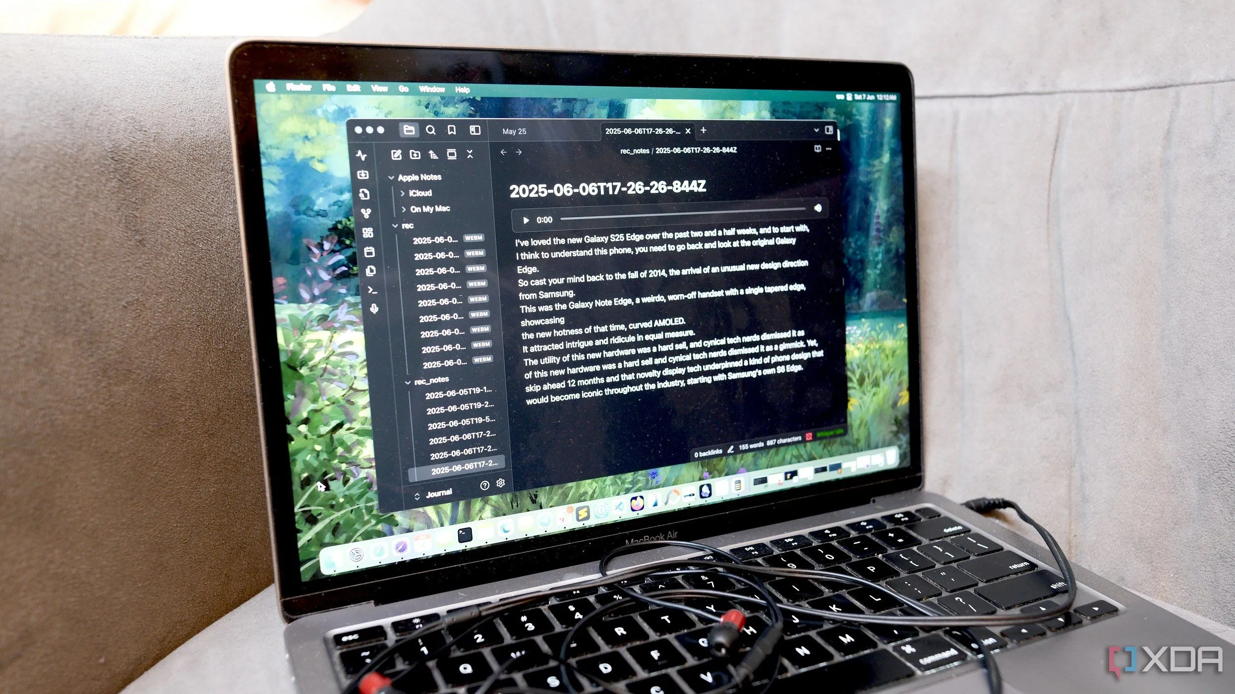 Giao diện Obsidian trên máy tính hiển thị cách sử dụng plugin Paperless để tích hợp tài liệu