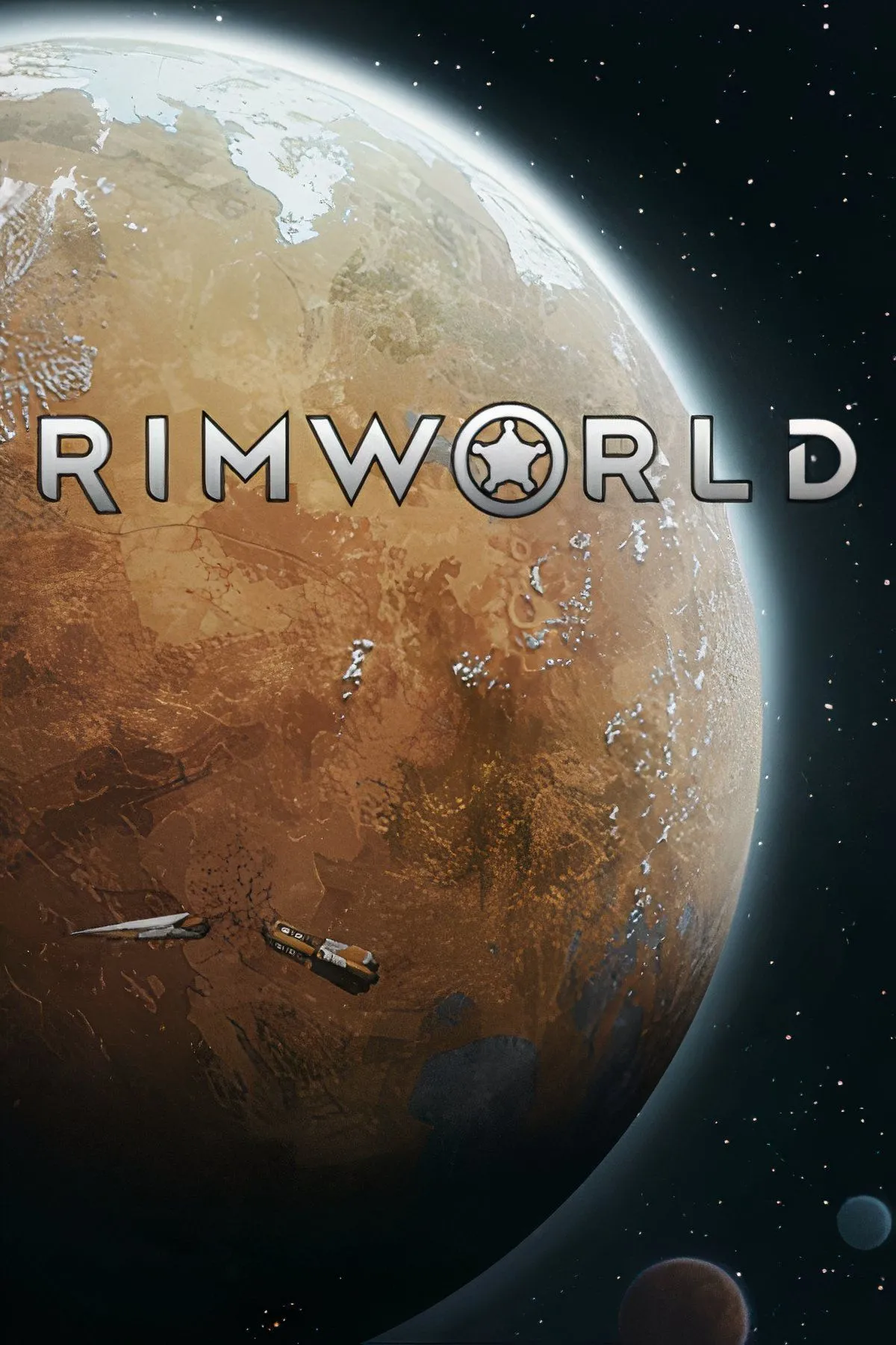 Giao diện quản lý căn cứ trong RimWorld, với các nhân vật và cấu trúc được bố trí trên một hành tinh xa lạ.