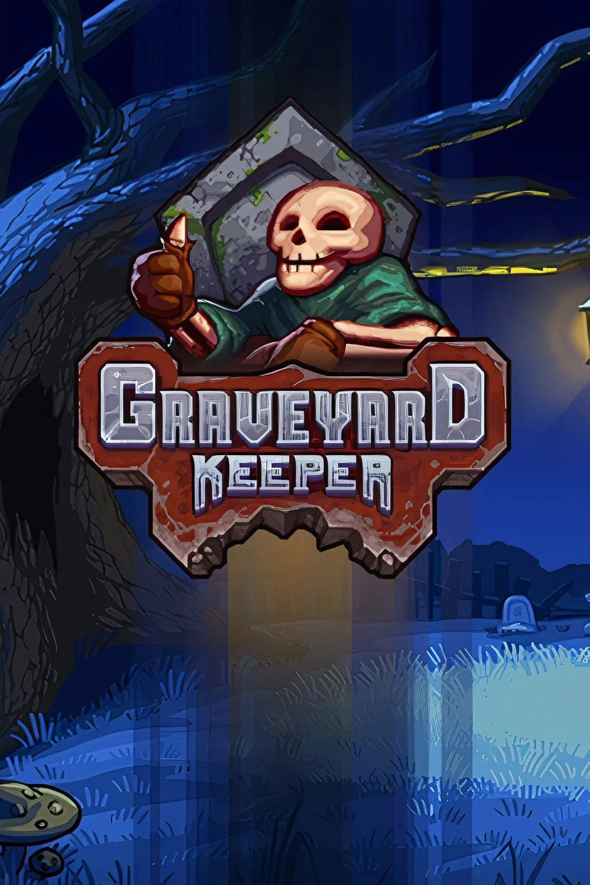 Giao diện quản lý nghĩa trang trong game mô phỏng Graveyard Keeper