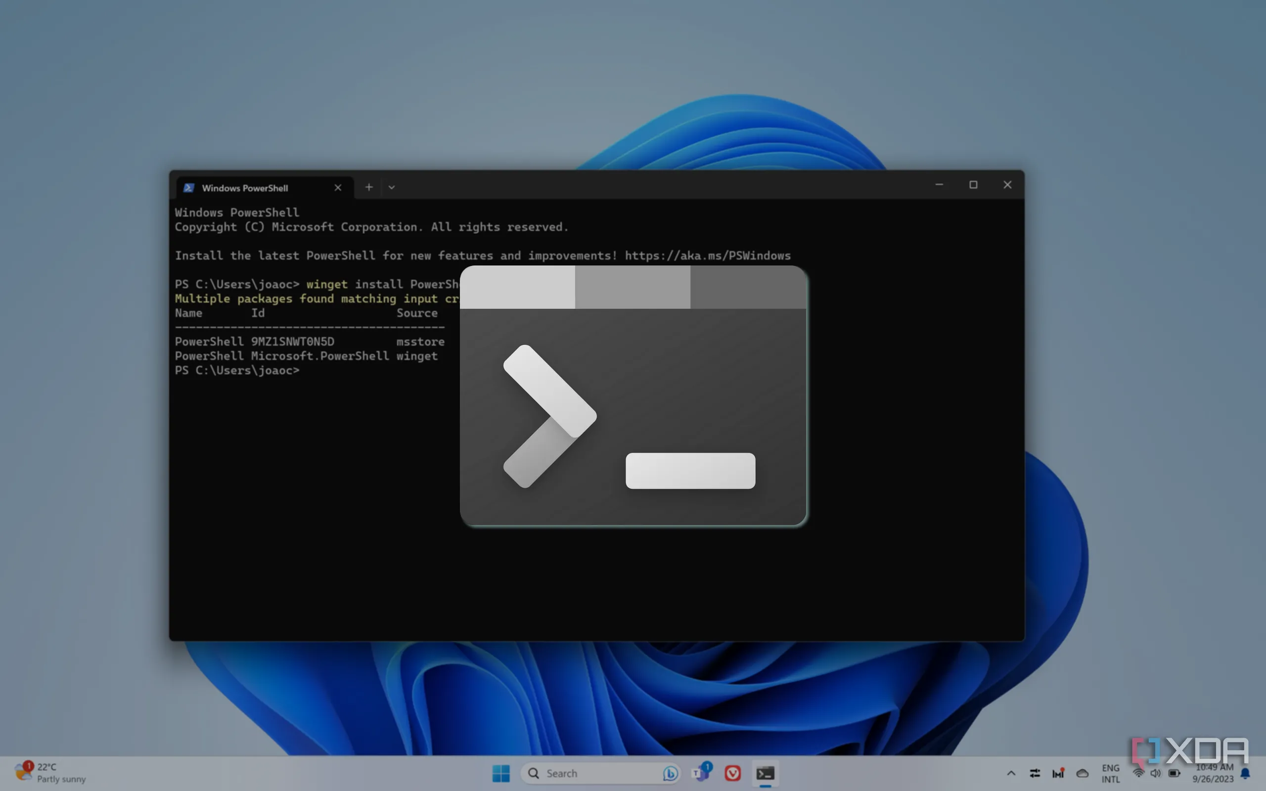 Giao diện Windows Terminal hiện đại và tối ưu