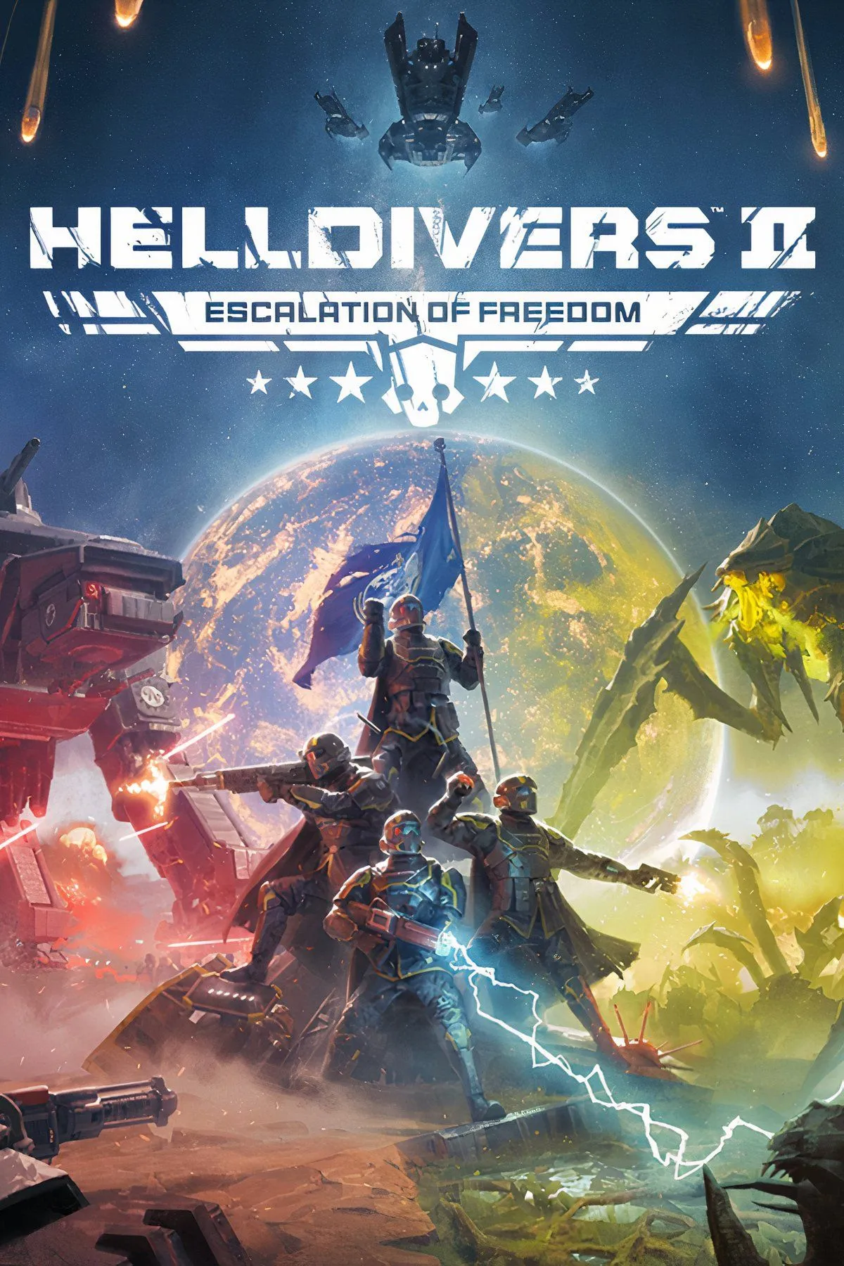 Helldivers 2 trong một cảnh chiến đấu co-op, một tựa game tiềm năng cho Nintendo Switch 2.