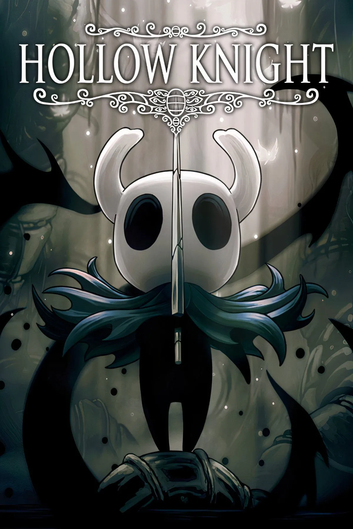 Hiệp sĩ trong Hollow Knight chiến đấu với kẻ thù