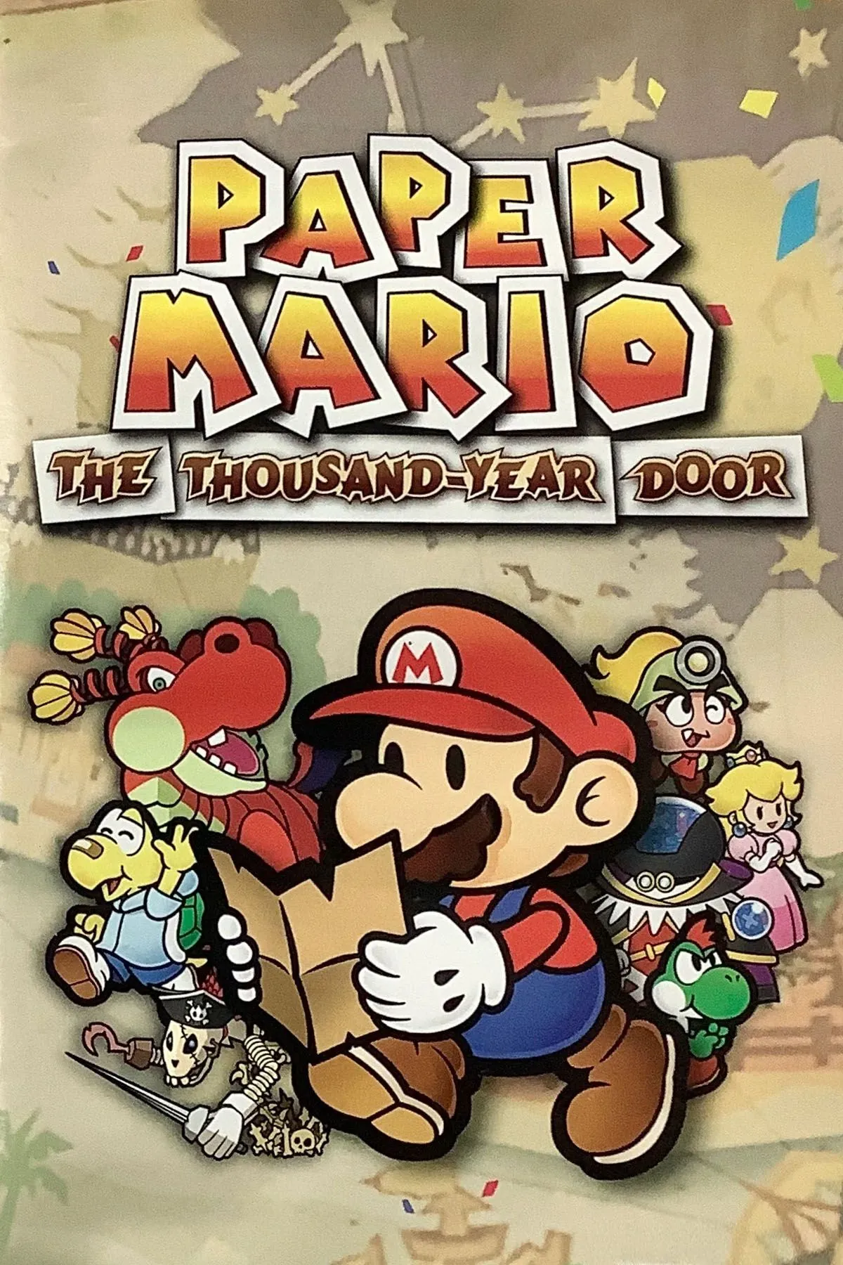 Hình ảnh bìa của Paper Mario The Thousand-Year Door, một nguồn cảm hứng quan trọng cho các hệ thống chiến đấu theo lượt