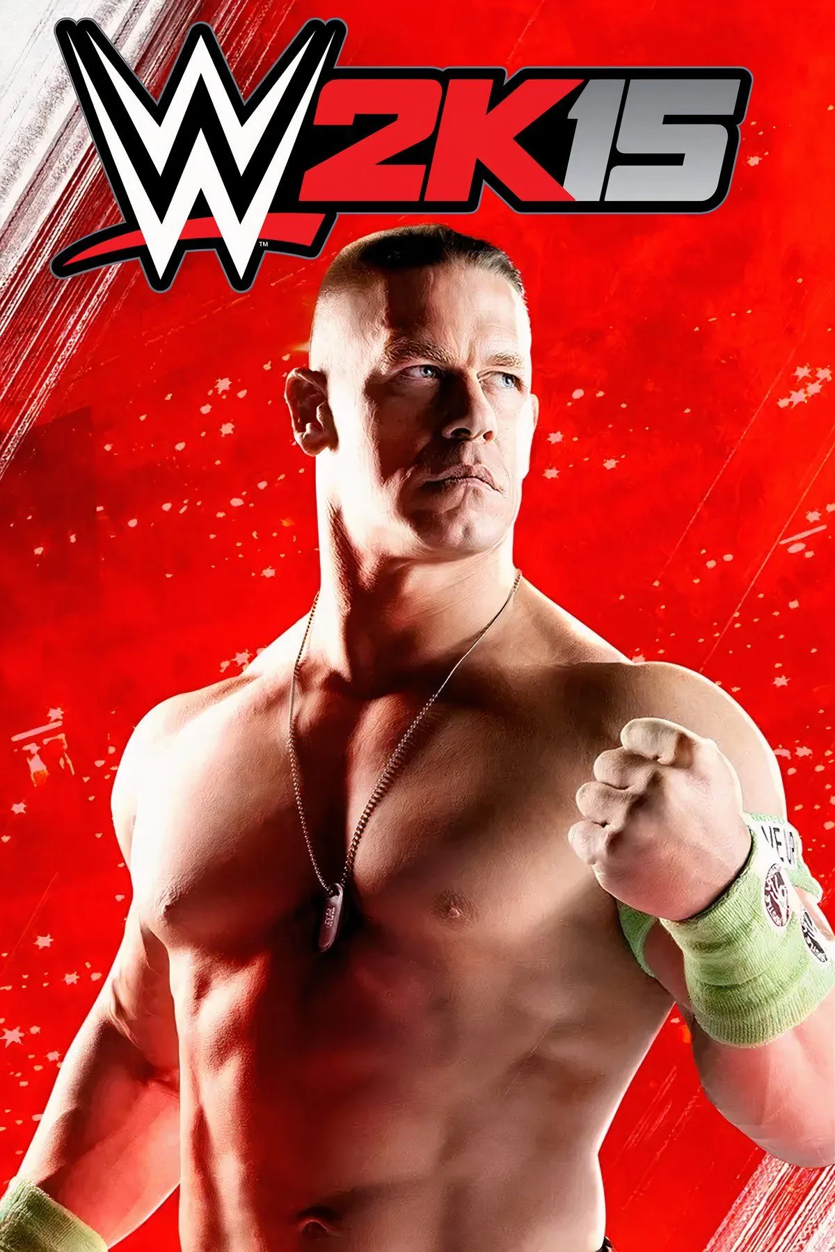 Hình ảnh bìa game WWE 2K15 trên hệ máy PlayStation 4 và Xbox One