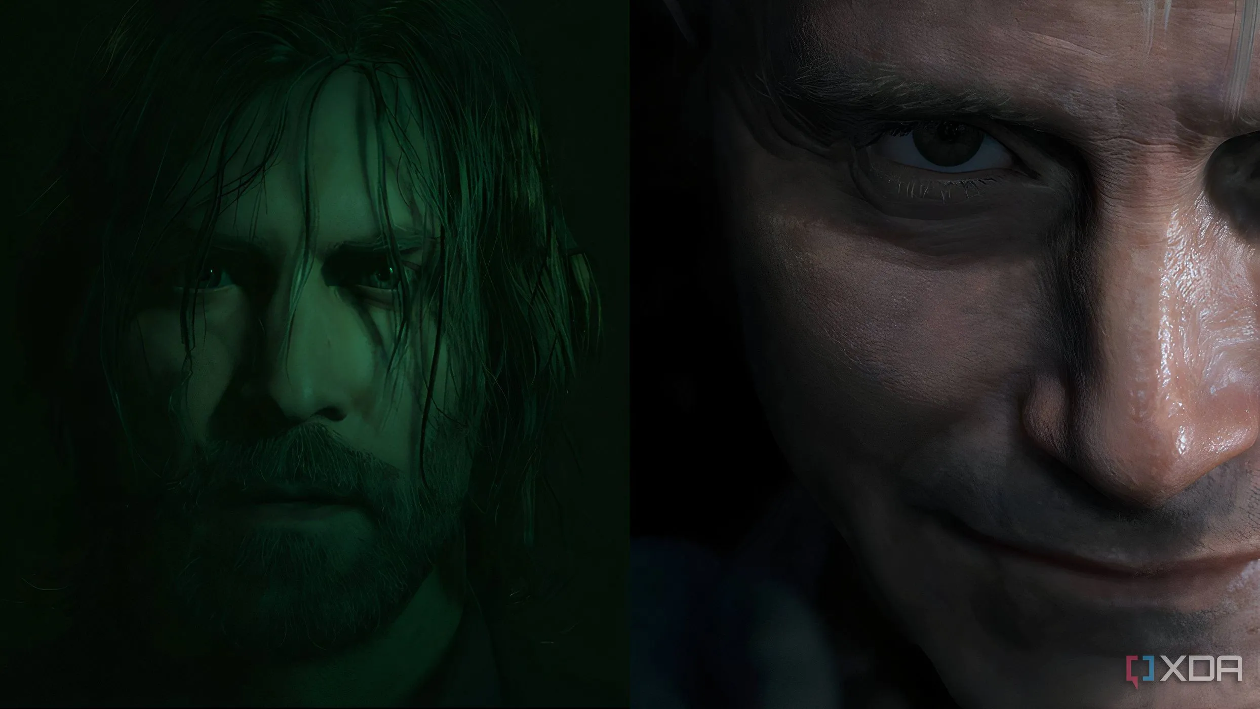 Hình ảnh các nhân vật game Alan Wake 2 và Death Stranding minh họa phong cách game độc đáo của Remedy